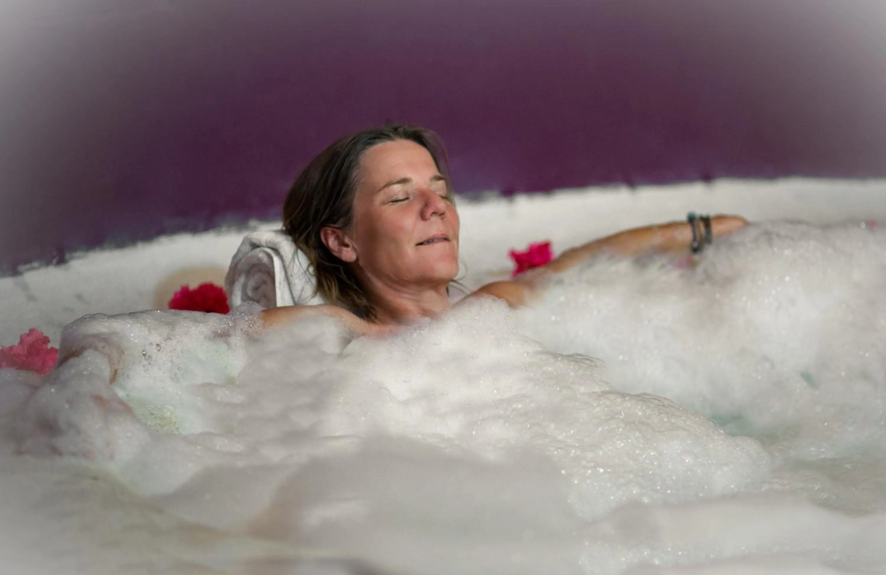 Hot Spring Bath in Hotel Alisei