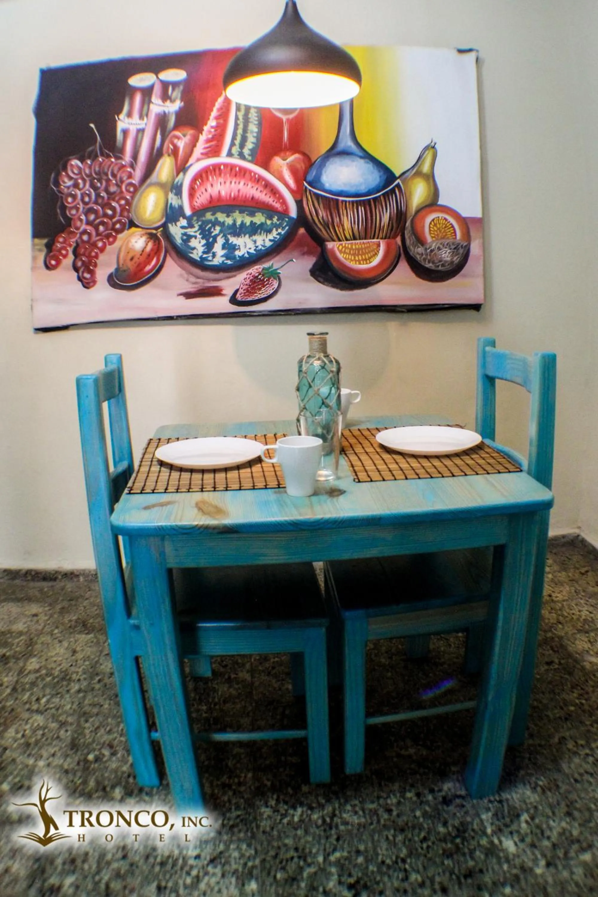 Dining area in Hotel El Tronco Inc