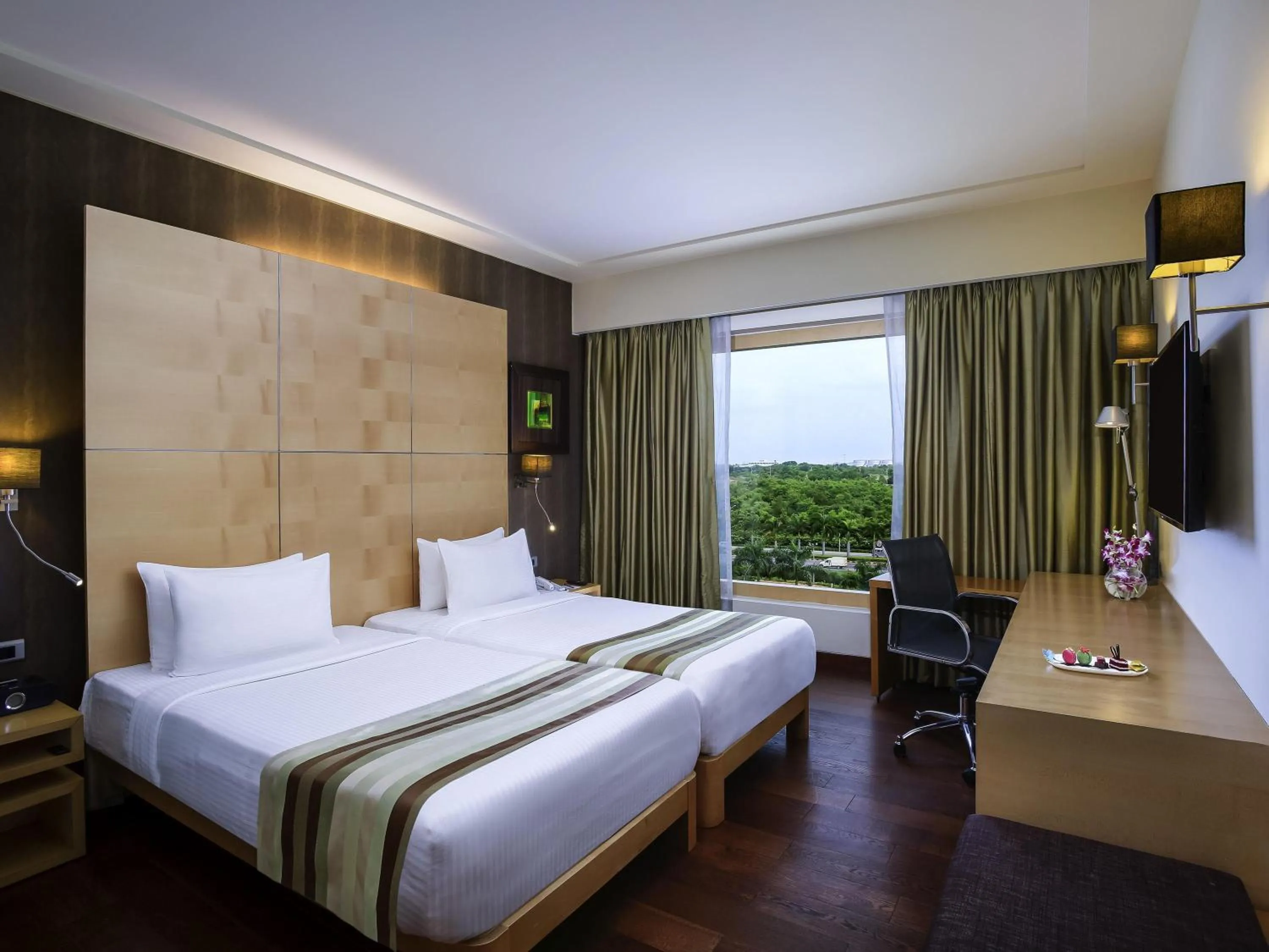 Bedroom, Bed in Novotel Hyderabad Airport