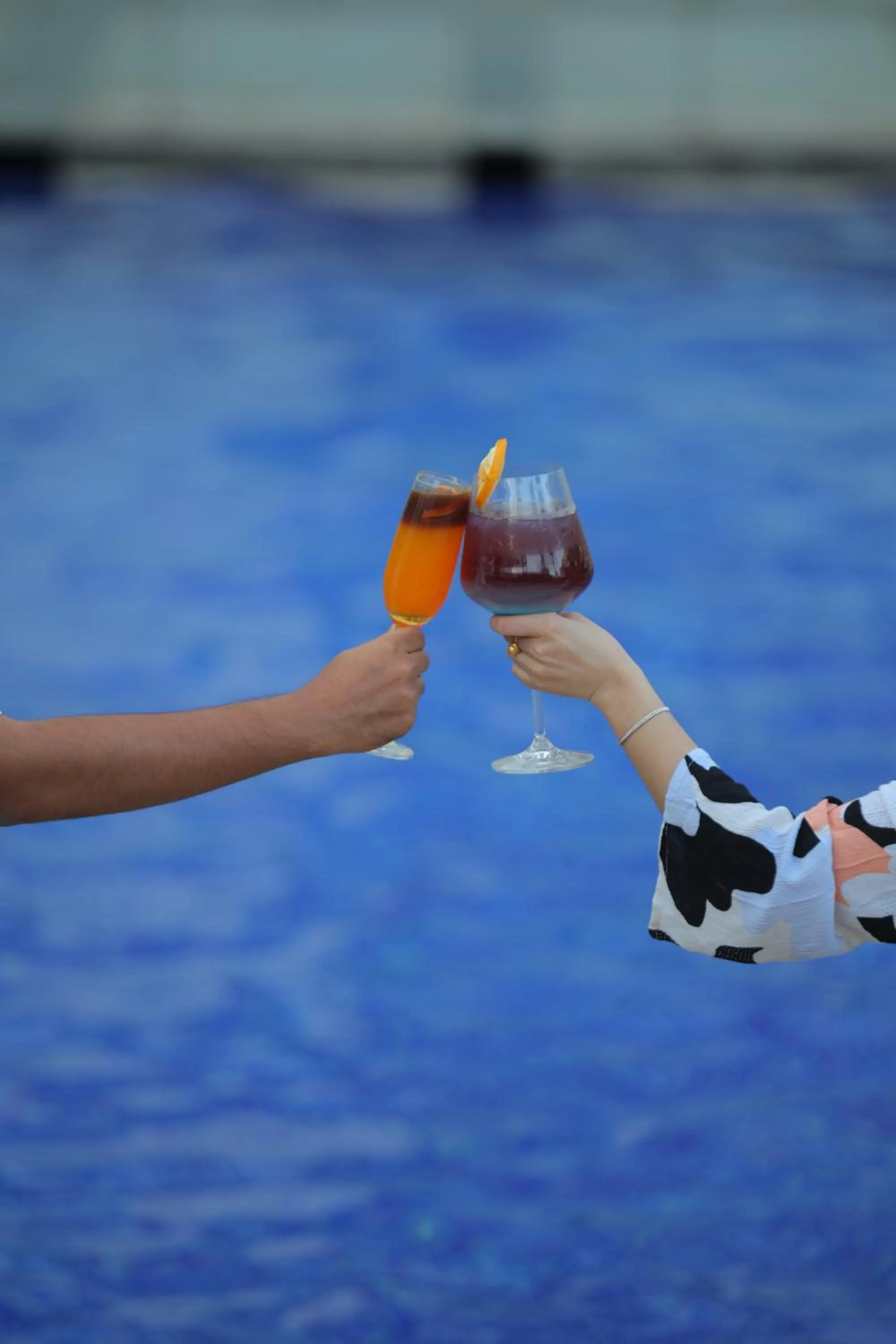 Pool view in Novotel Hyderabad Airport