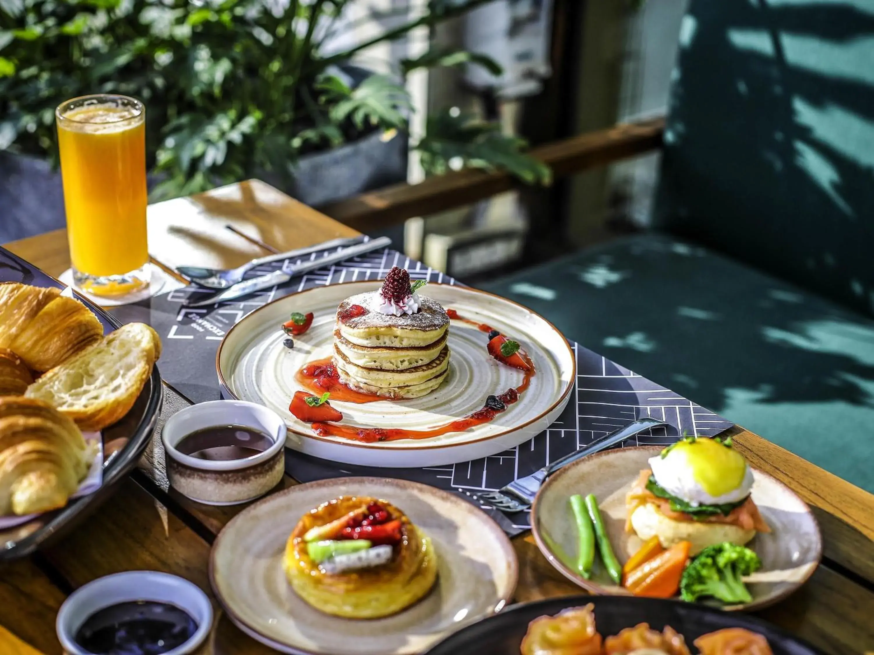 Superior King Bed with Pool View in Novotel Hyderabad Airport Superior King Bed with Pool View in Novotel Hyderabad Airport