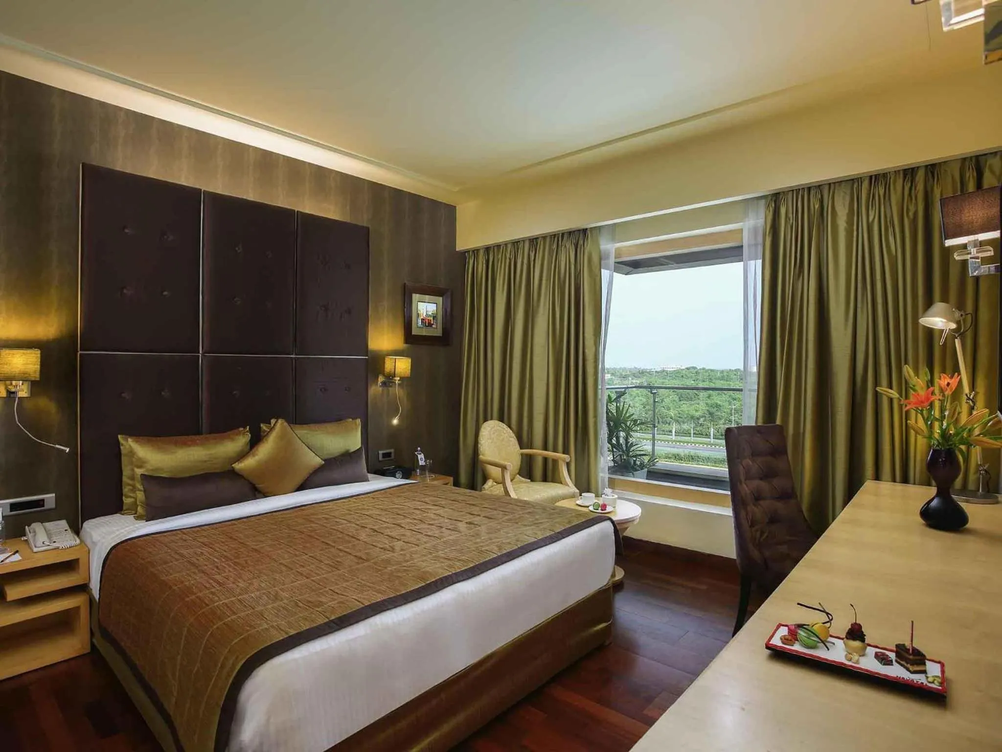Bedroom, Bed in Novotel Hyderabad Airport