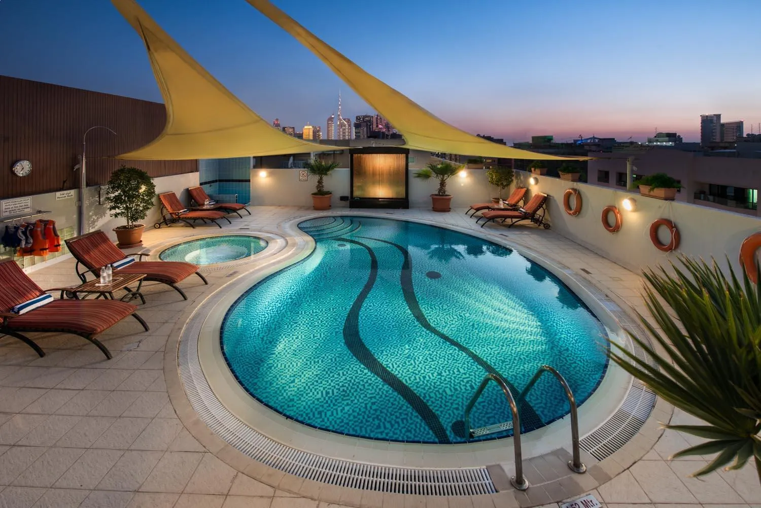 Pool view in Savoy Suites Hotel Apartment - Dubai