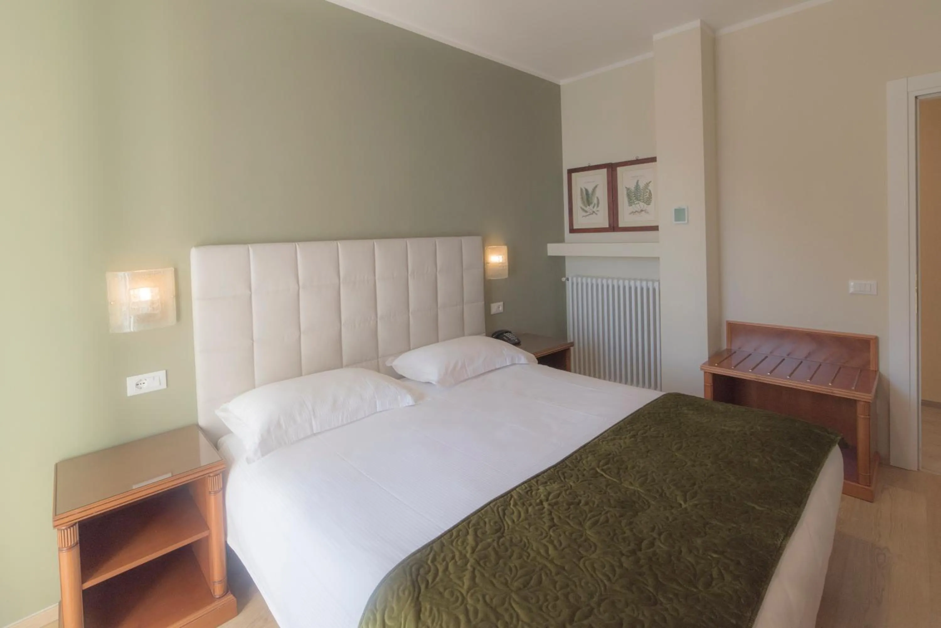 Bed in Hotel Due Palme