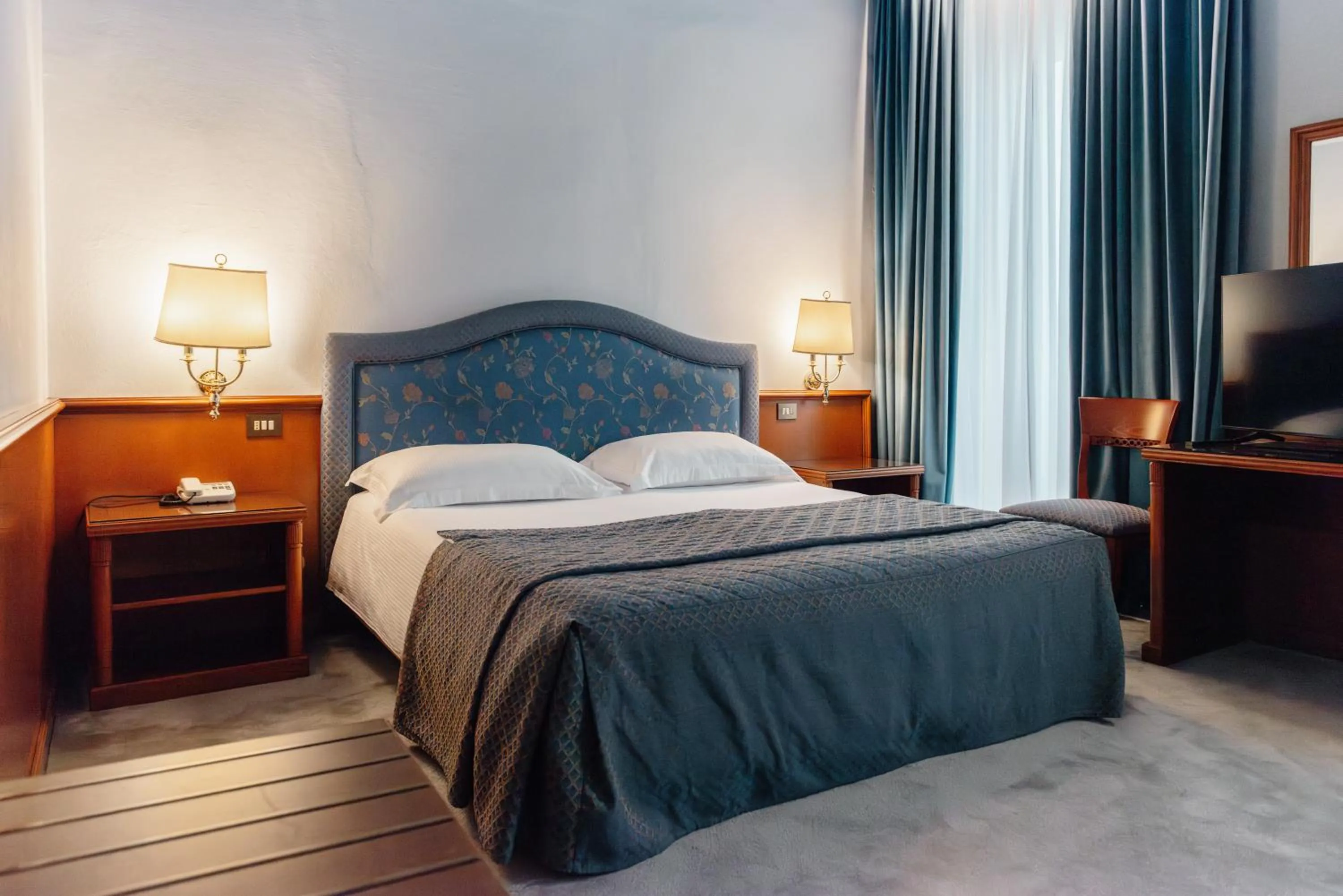 Bed in Hotel Due Palme