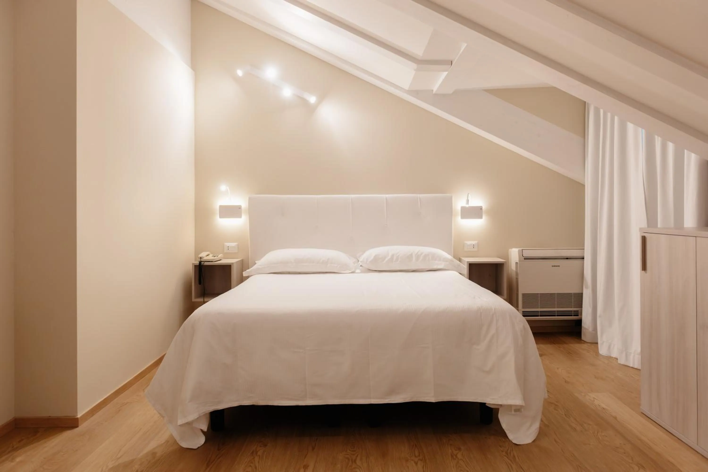 Bed in Hotel Due Palme