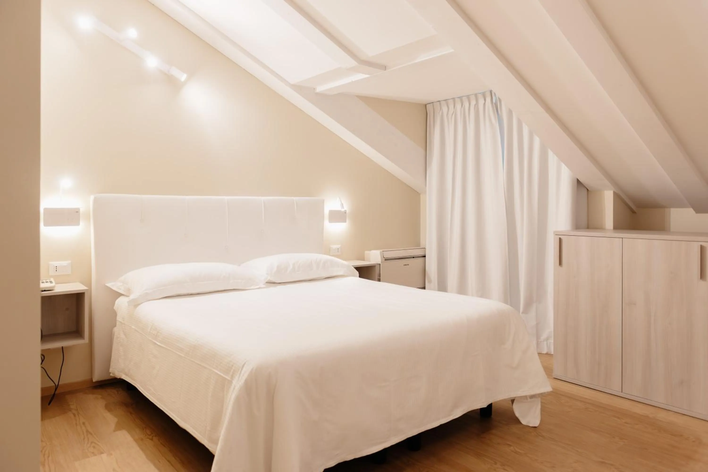 Bed in Hotel Due Palme