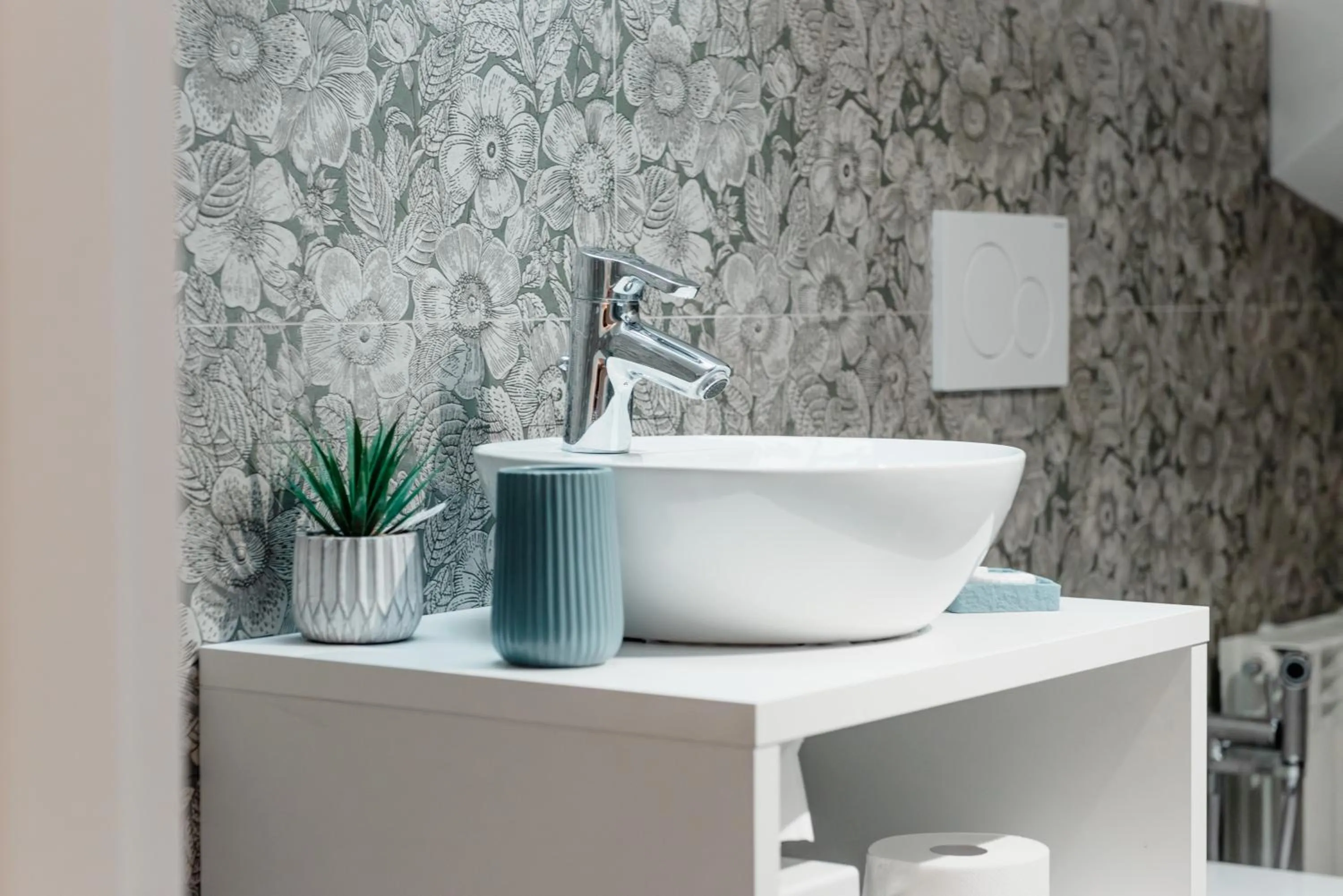 Bathroom in Hotel Due Palme