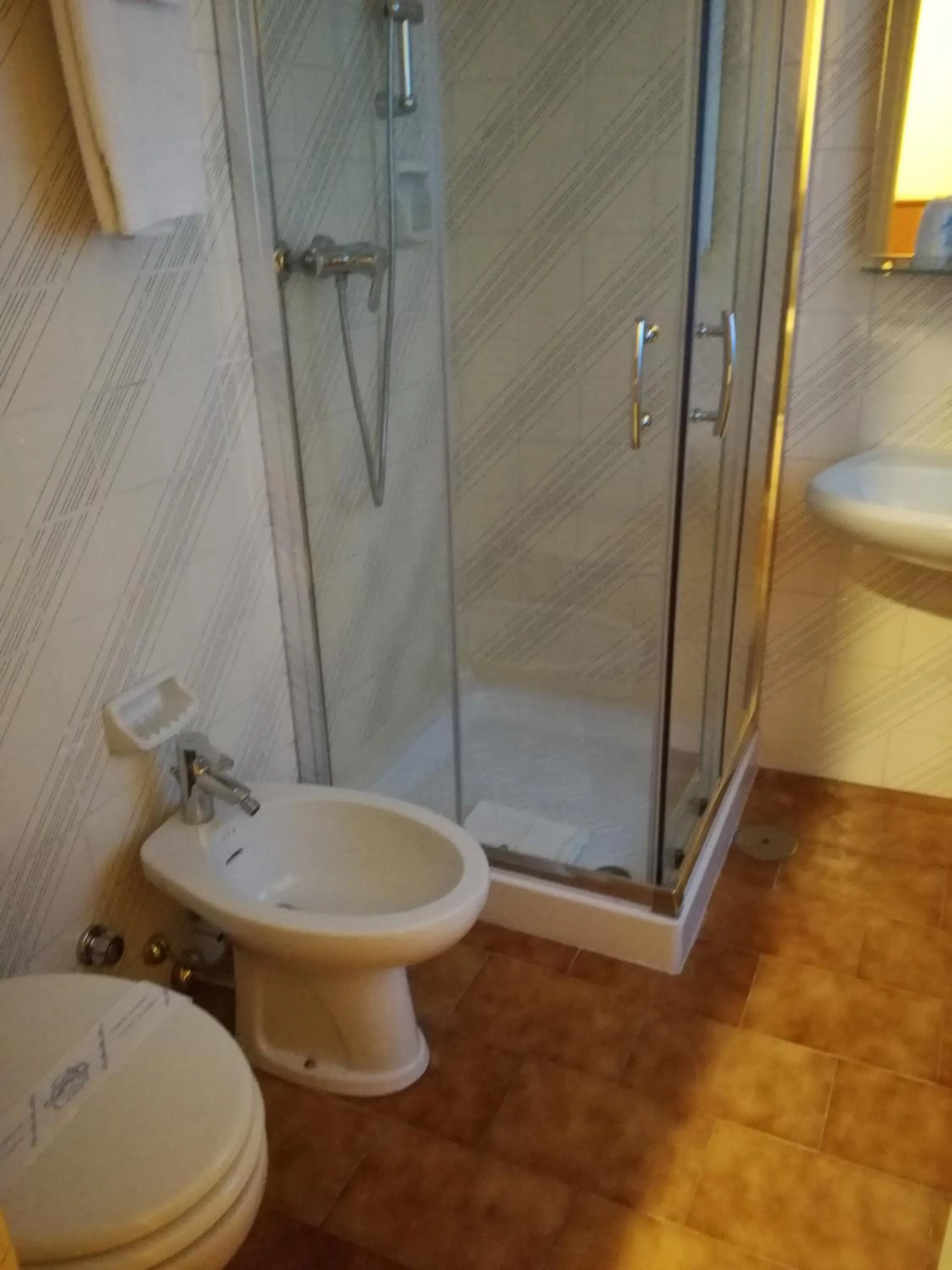 Shower in Hotel Due Palme