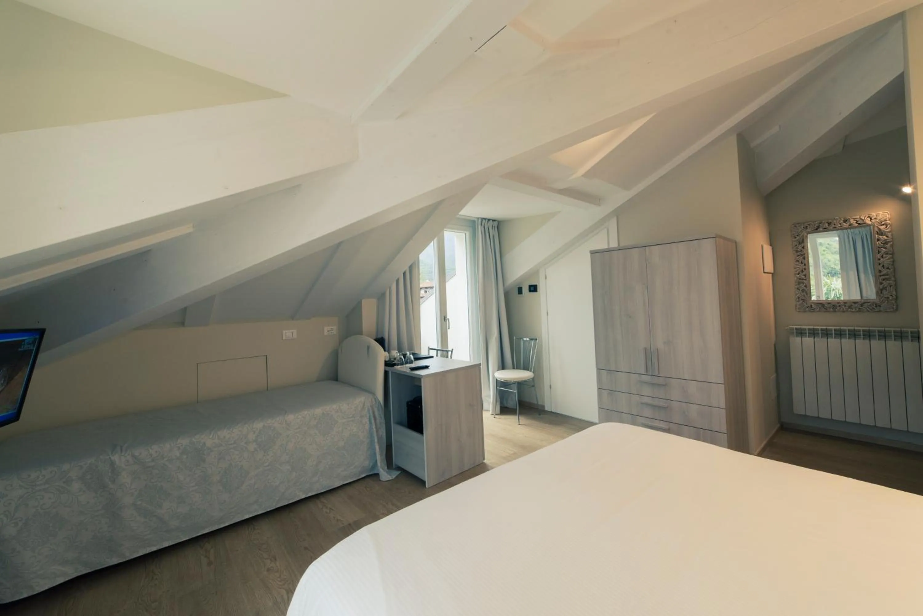 Bed in Hotel Due Palme