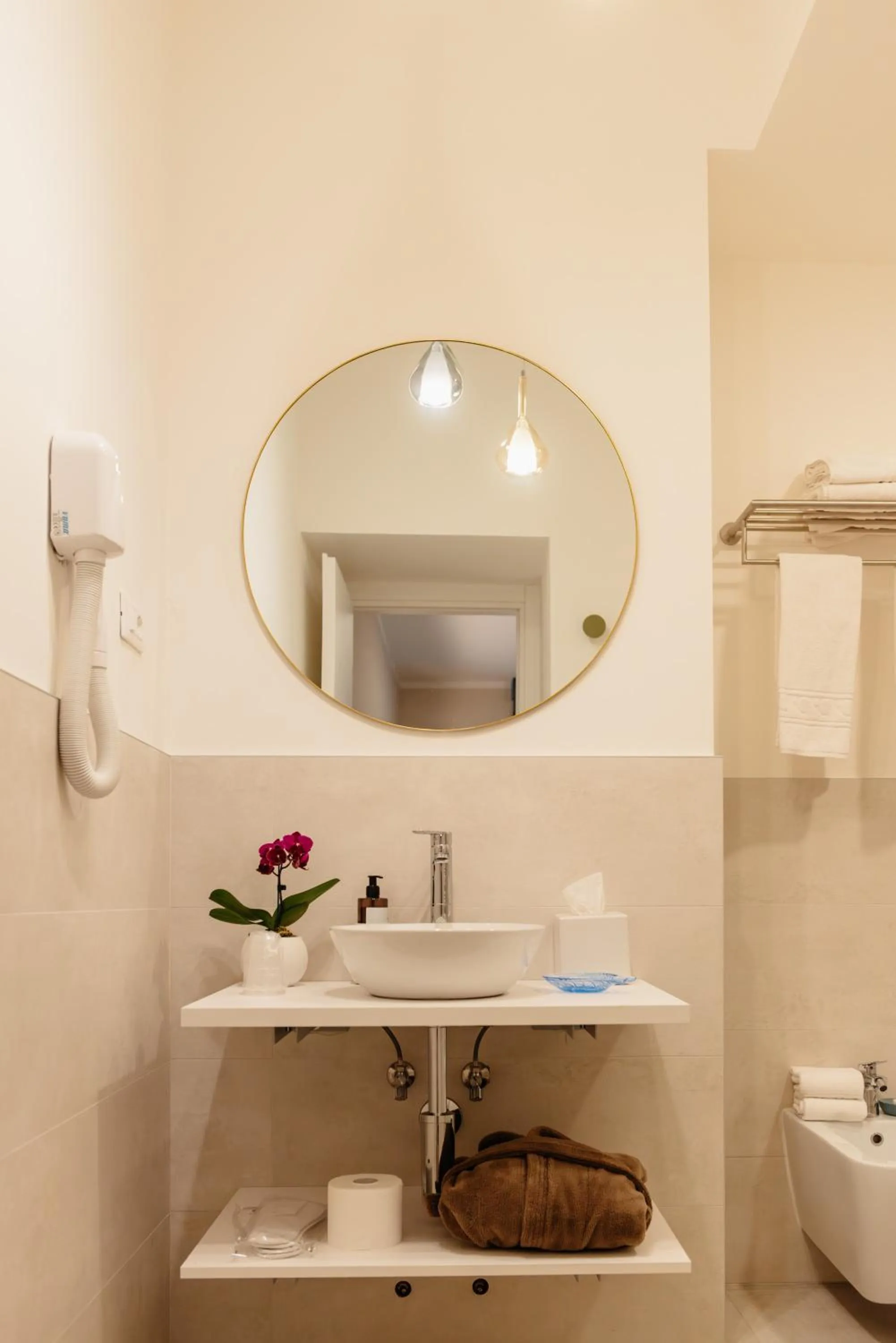 Toilet in Hotel Due Palme