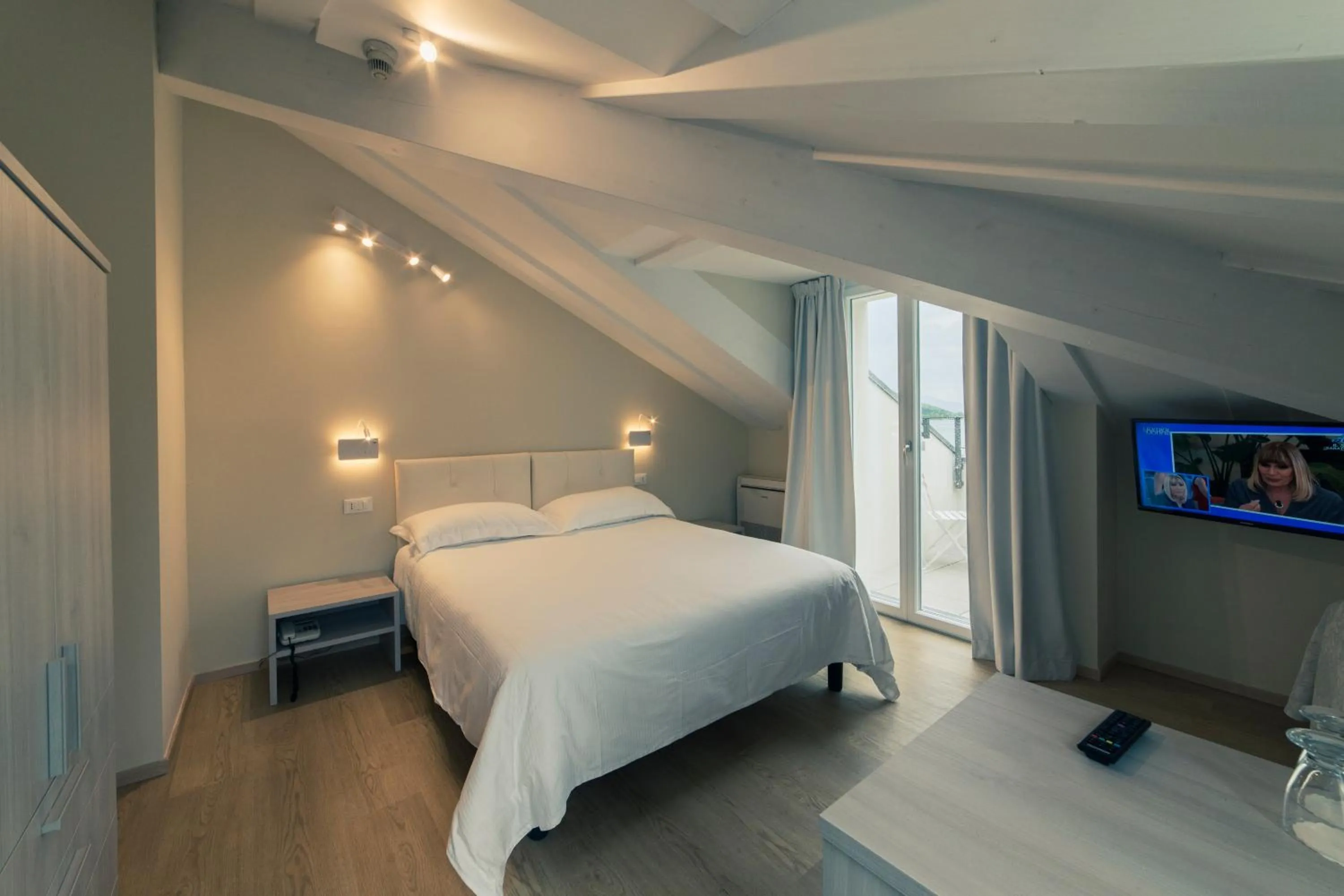 Bed in Hotel Due Palme