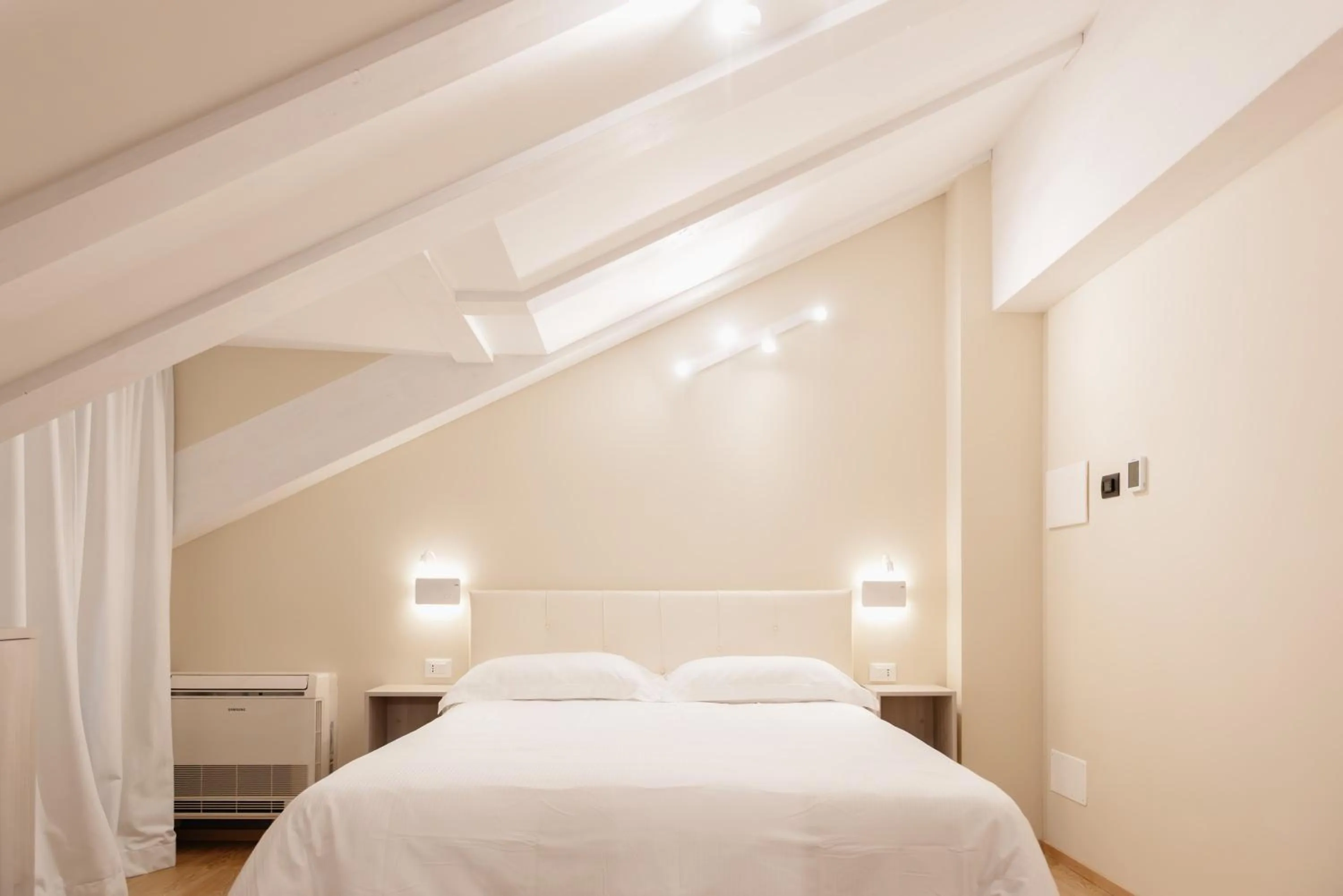 Bed in Hotel Due Palme