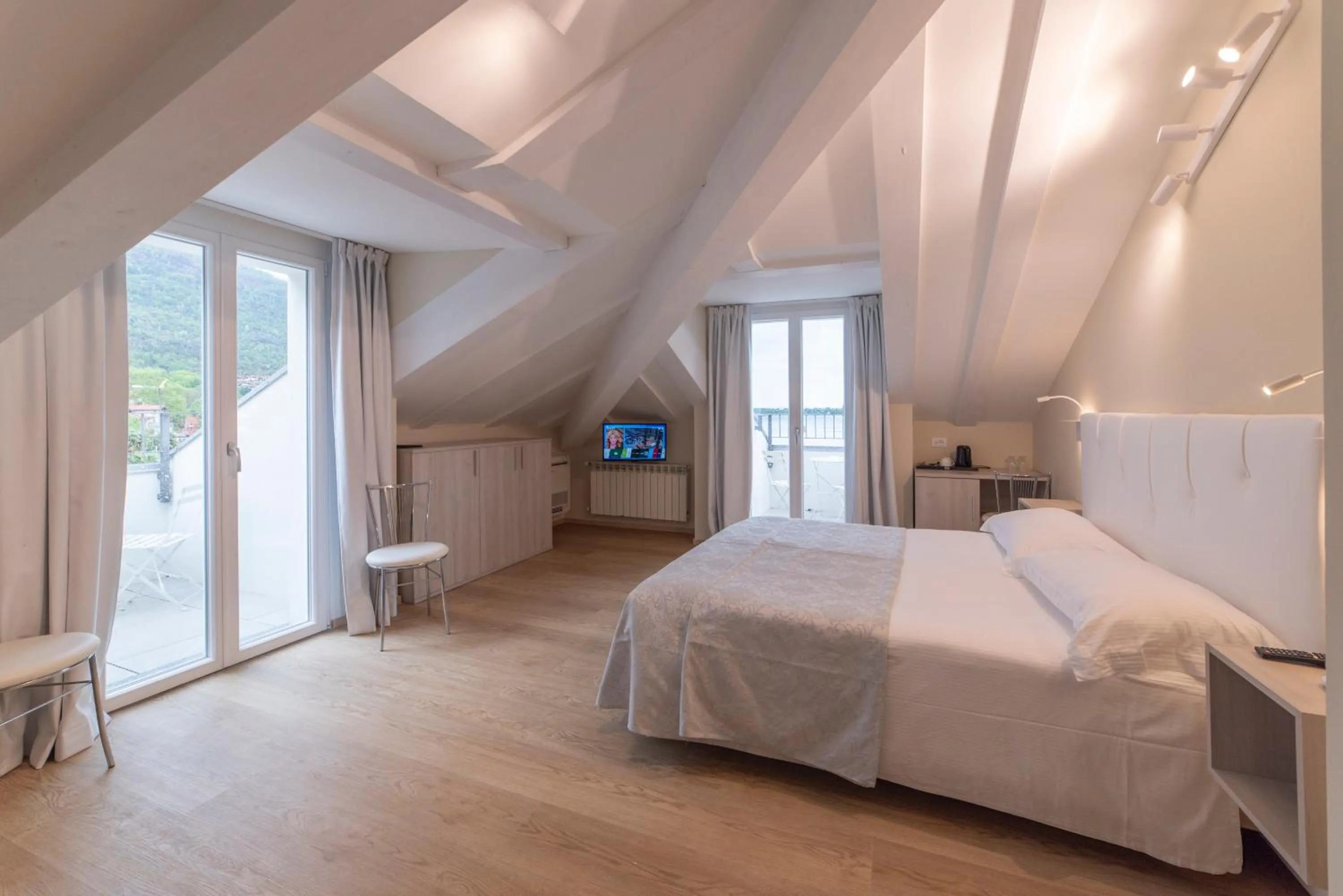 Bed in Hotel Due Palme