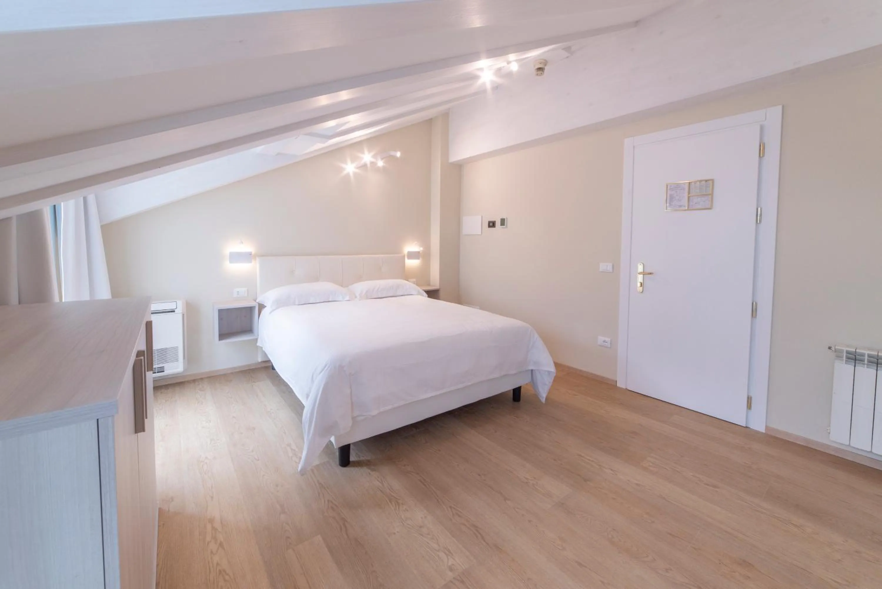 Bed in Hotel Due Palme