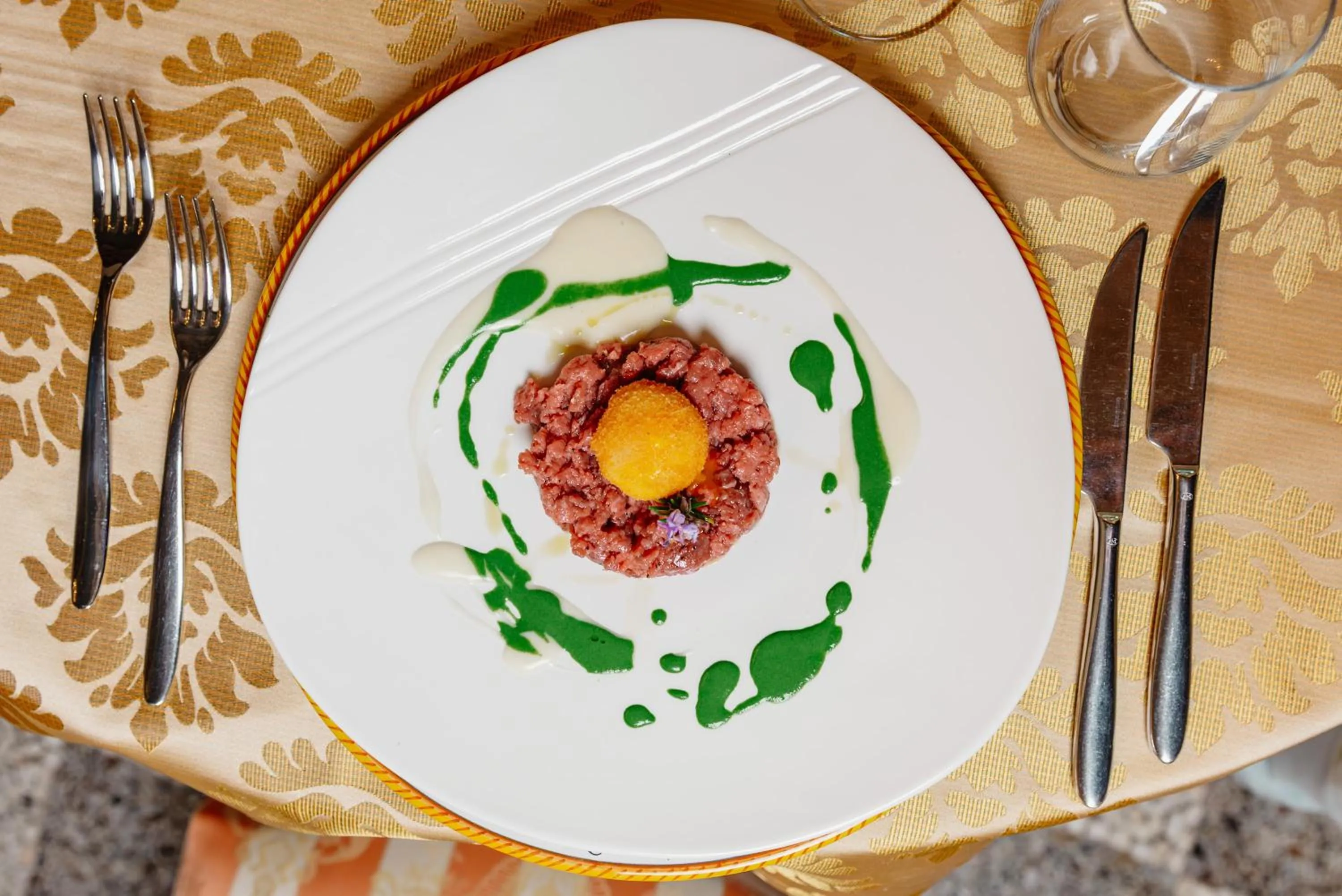 Restaurant/places to eat in Hotel Due Palme