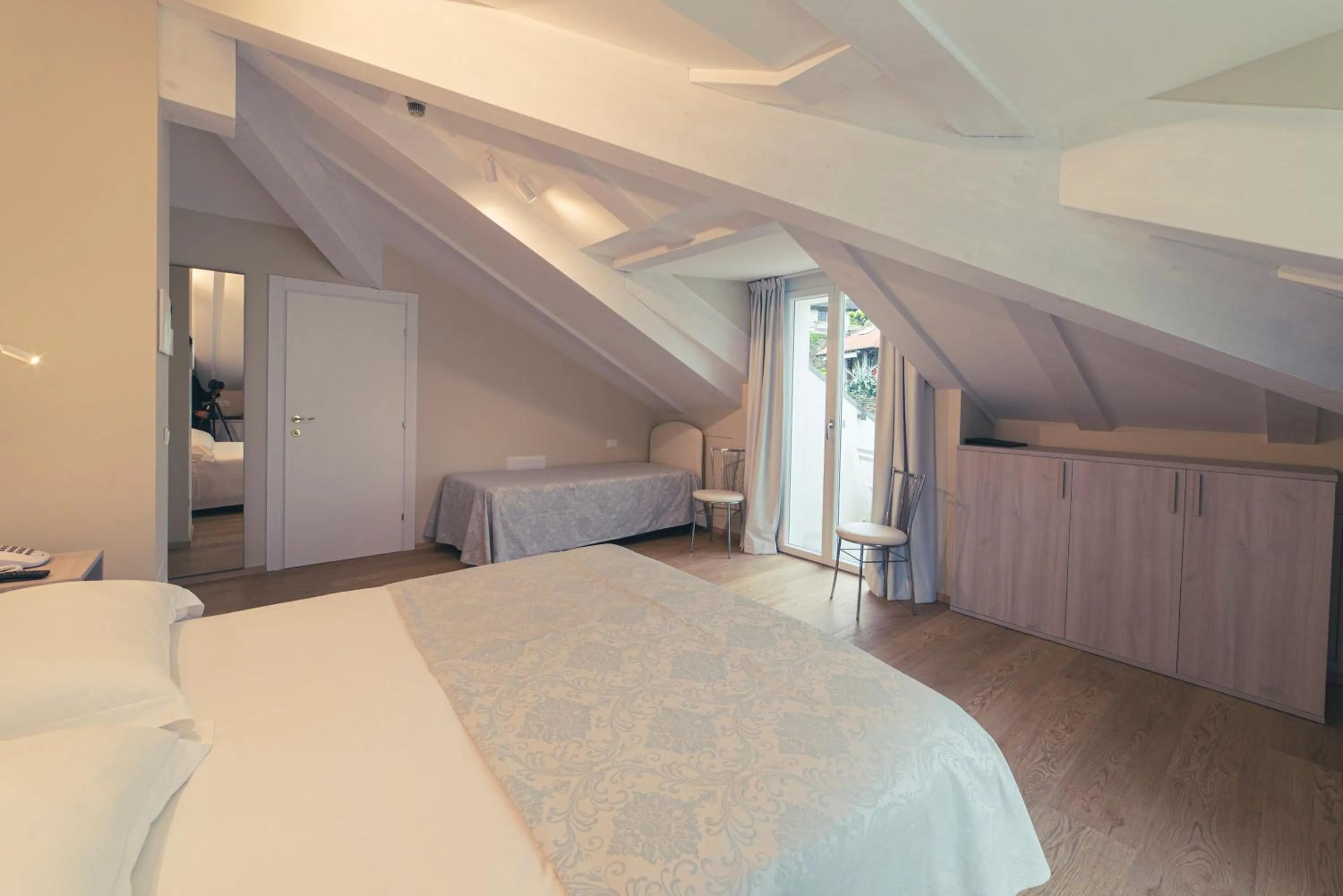 Bed in Hotel Due Palme