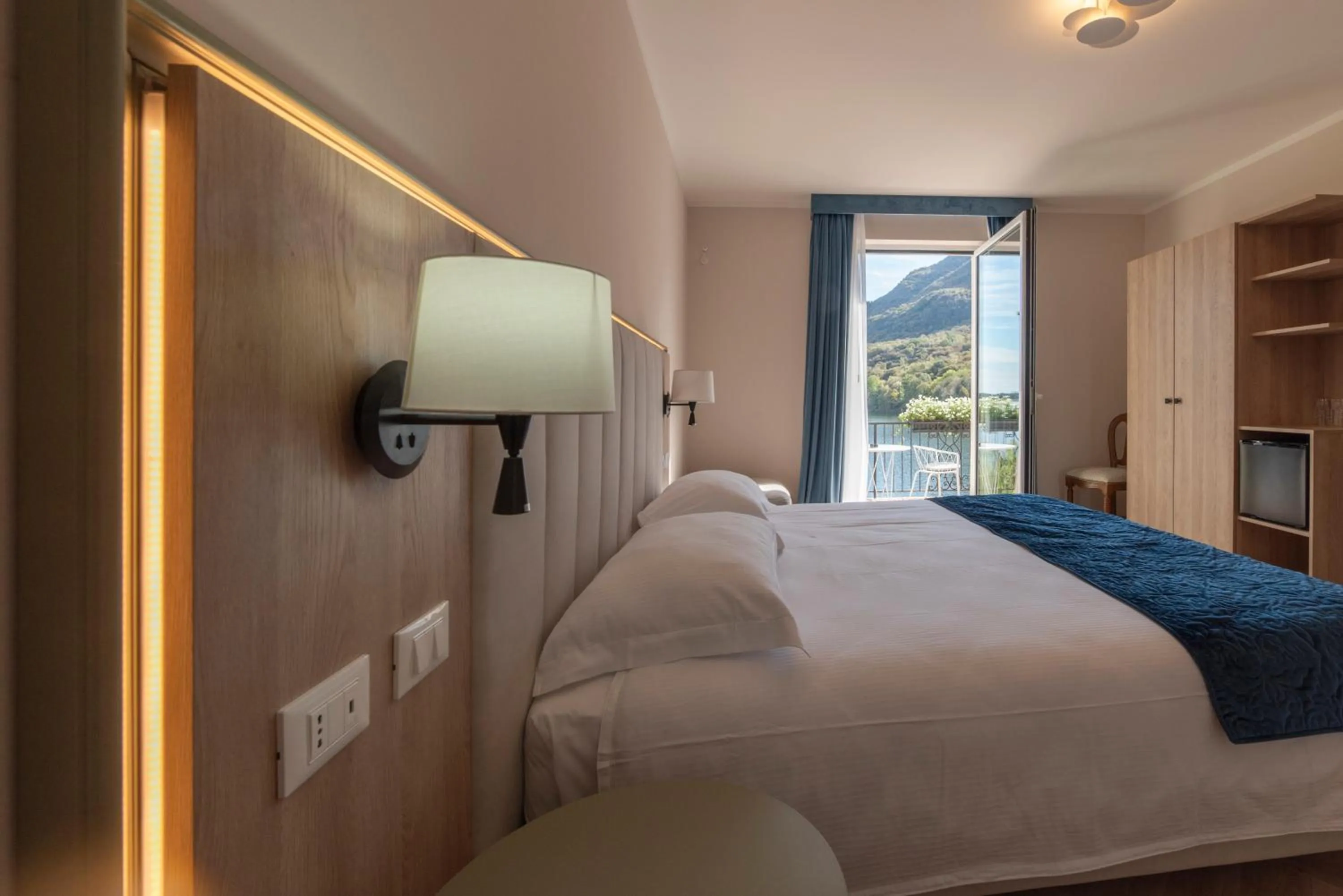 Bed in Hotel Due Palme