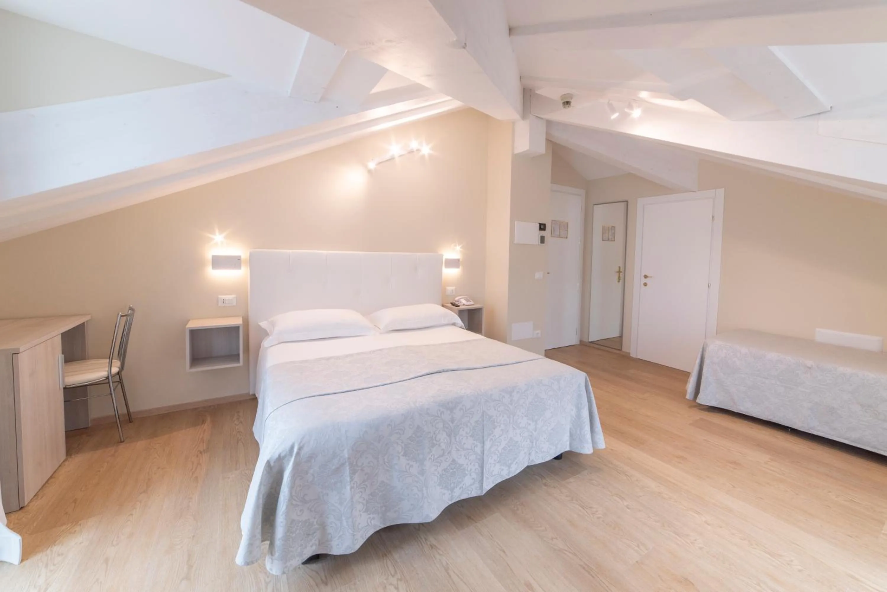 Bed in Hotel Due Palme