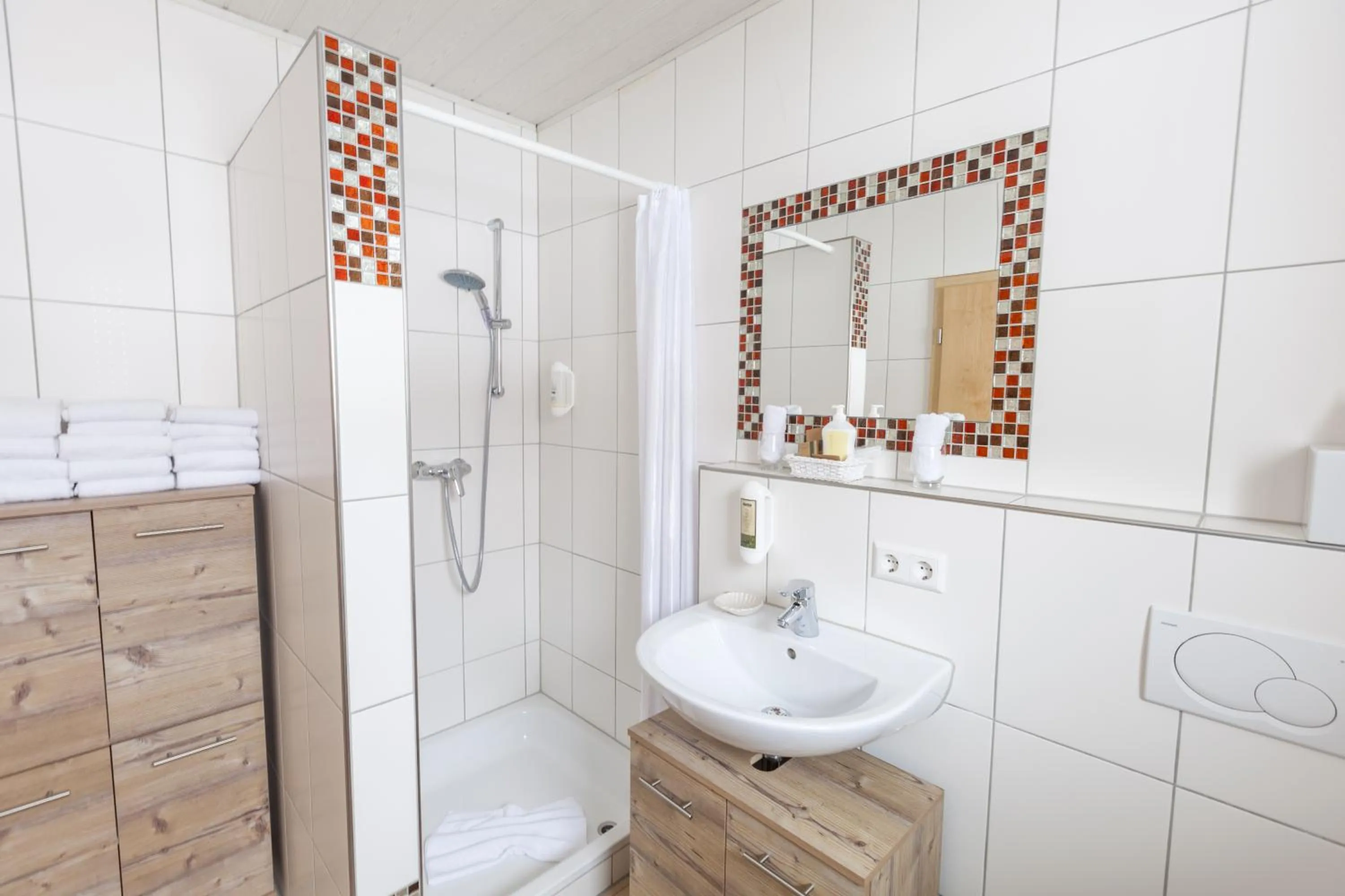 Bathroom in Hotel Hofgut Tiergarten