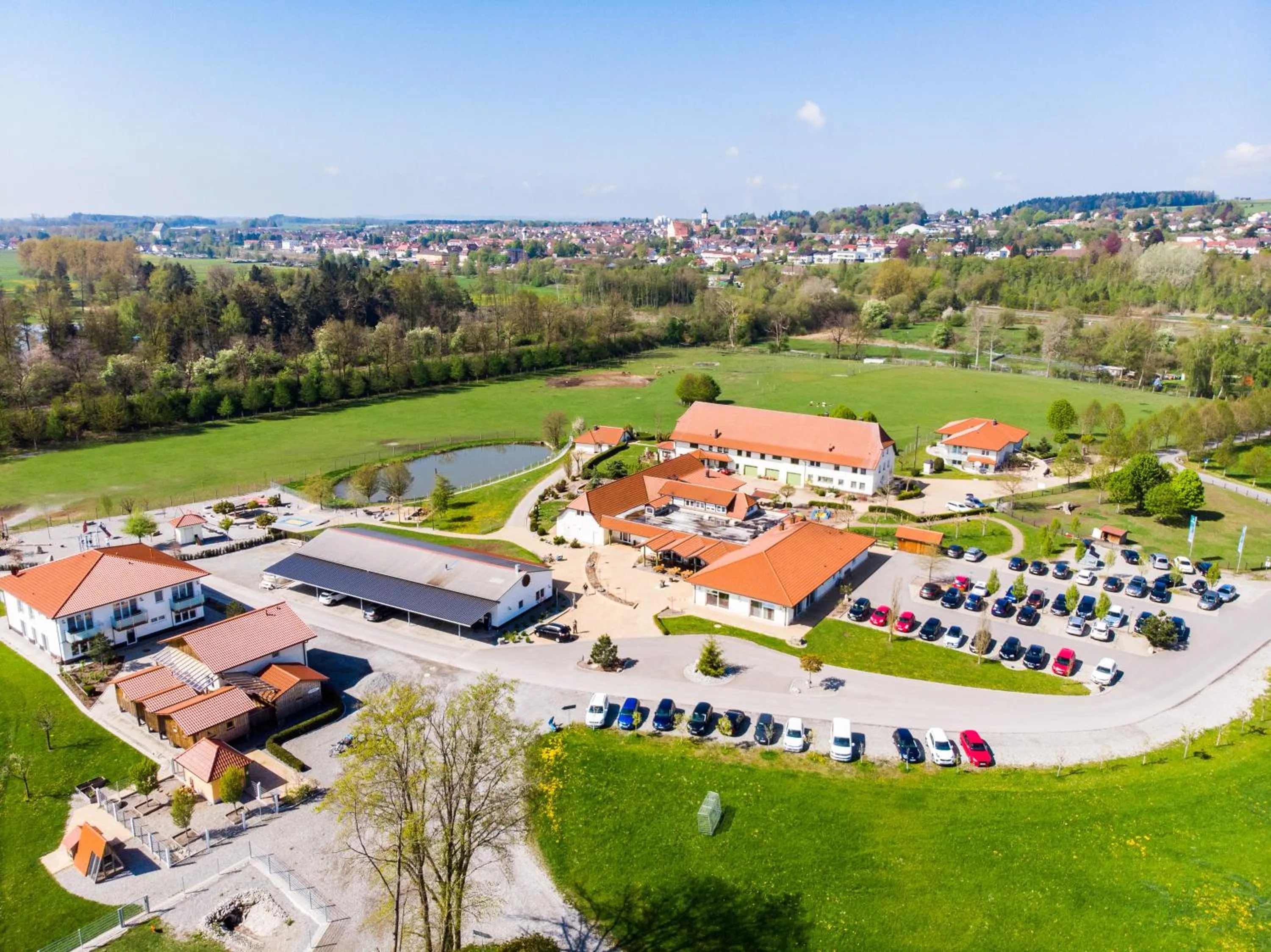 Bird's eye view in Hotel Hofgut Tiergarten