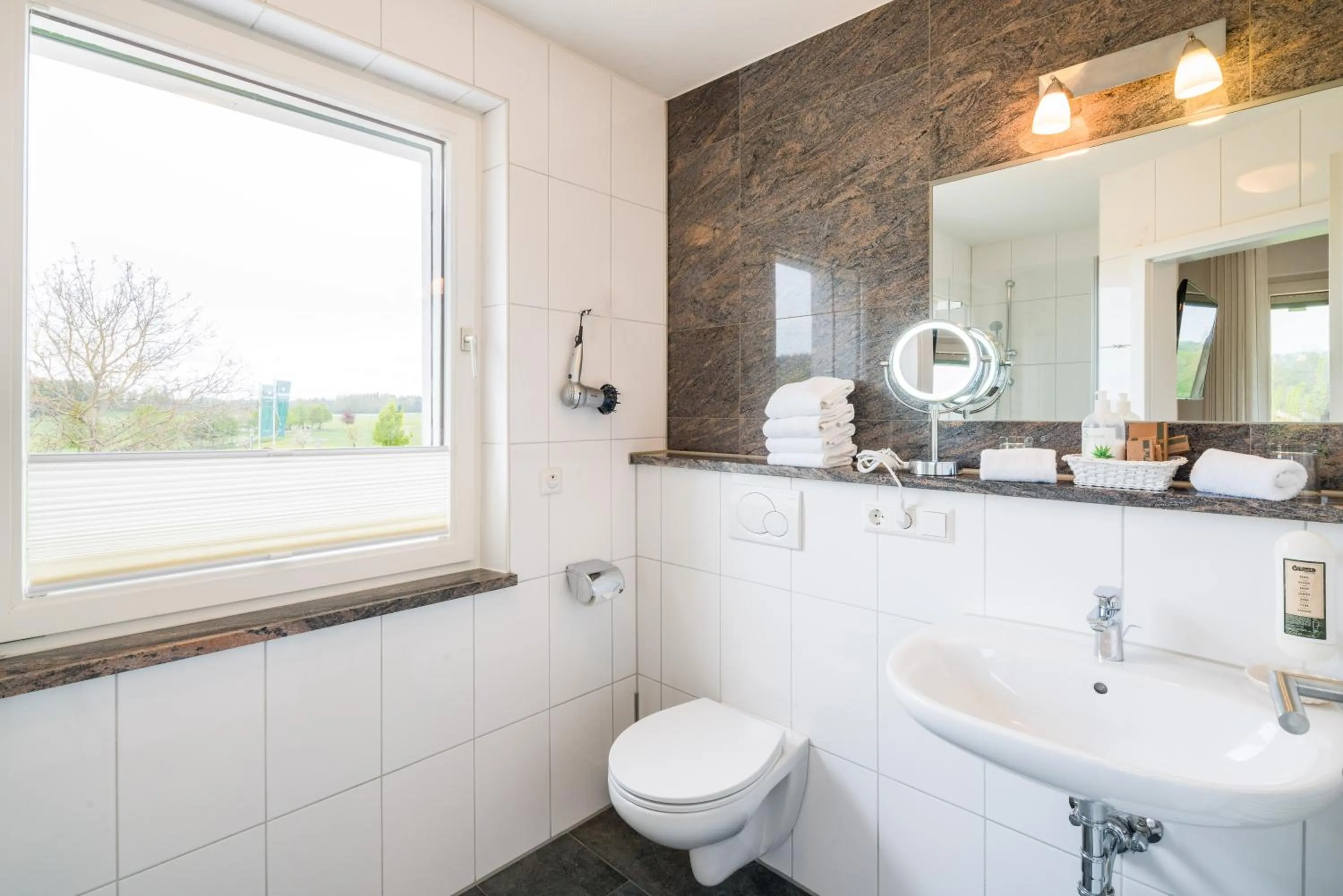 Bathroom in Hotel Hofgut Tiergarten