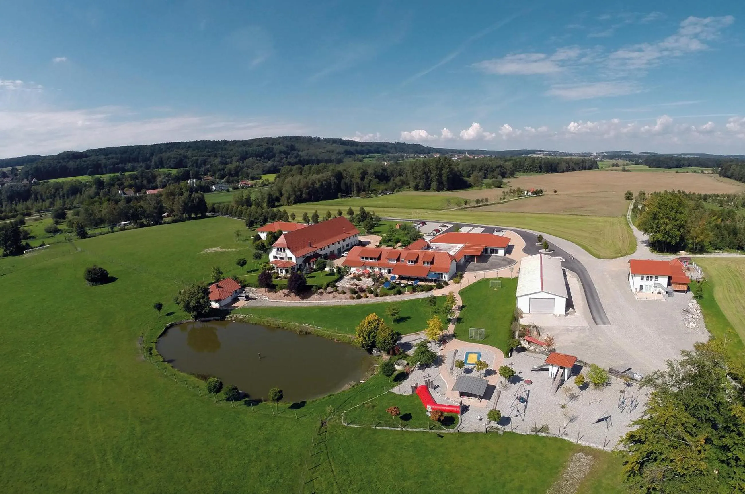 Bird's eye view in Hotel Hofgut Tiergarten