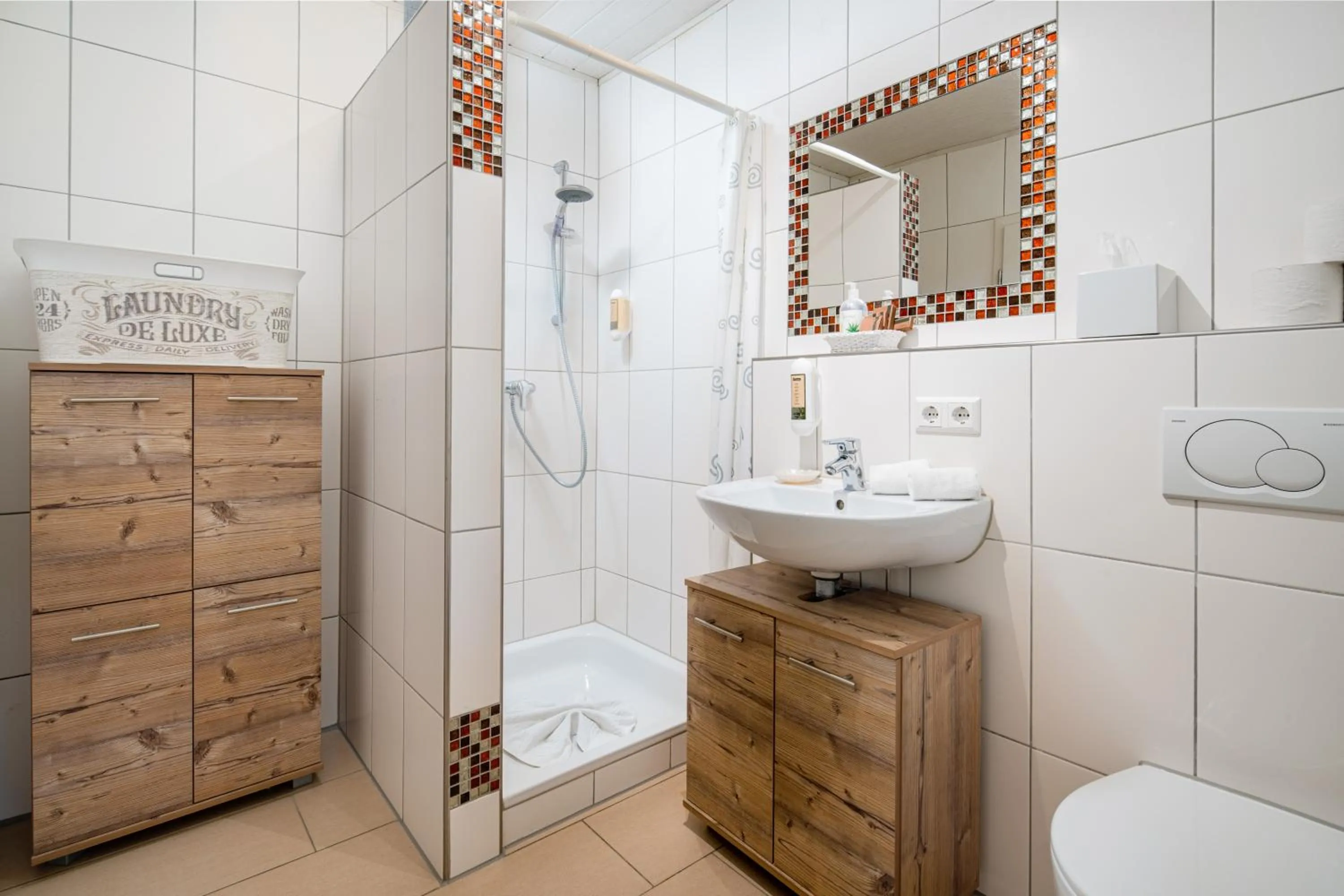 Bathroom in Hotel Hofgut Tiergarten