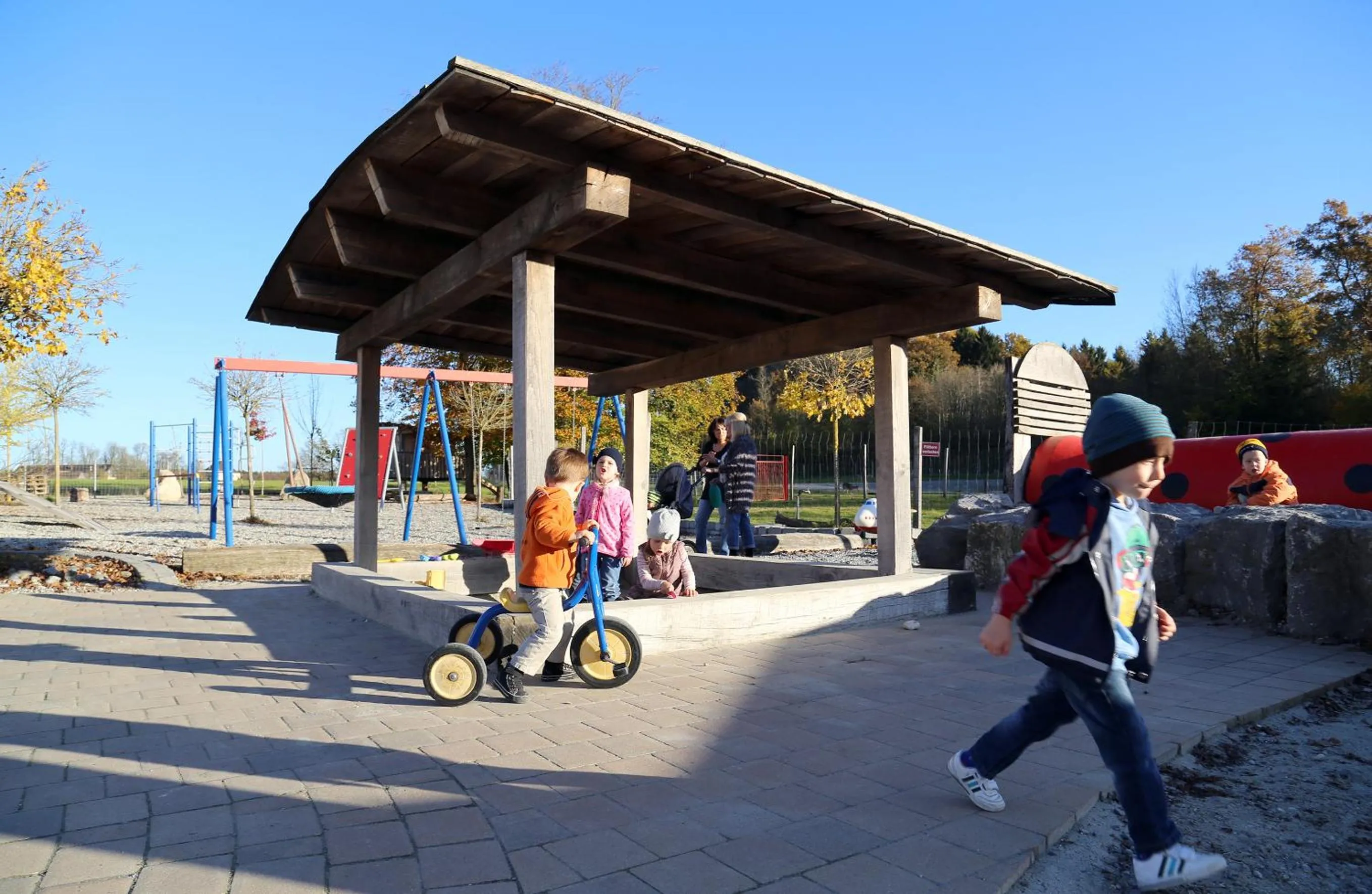 Children play ground in Hotel Hofgut Tiergarten