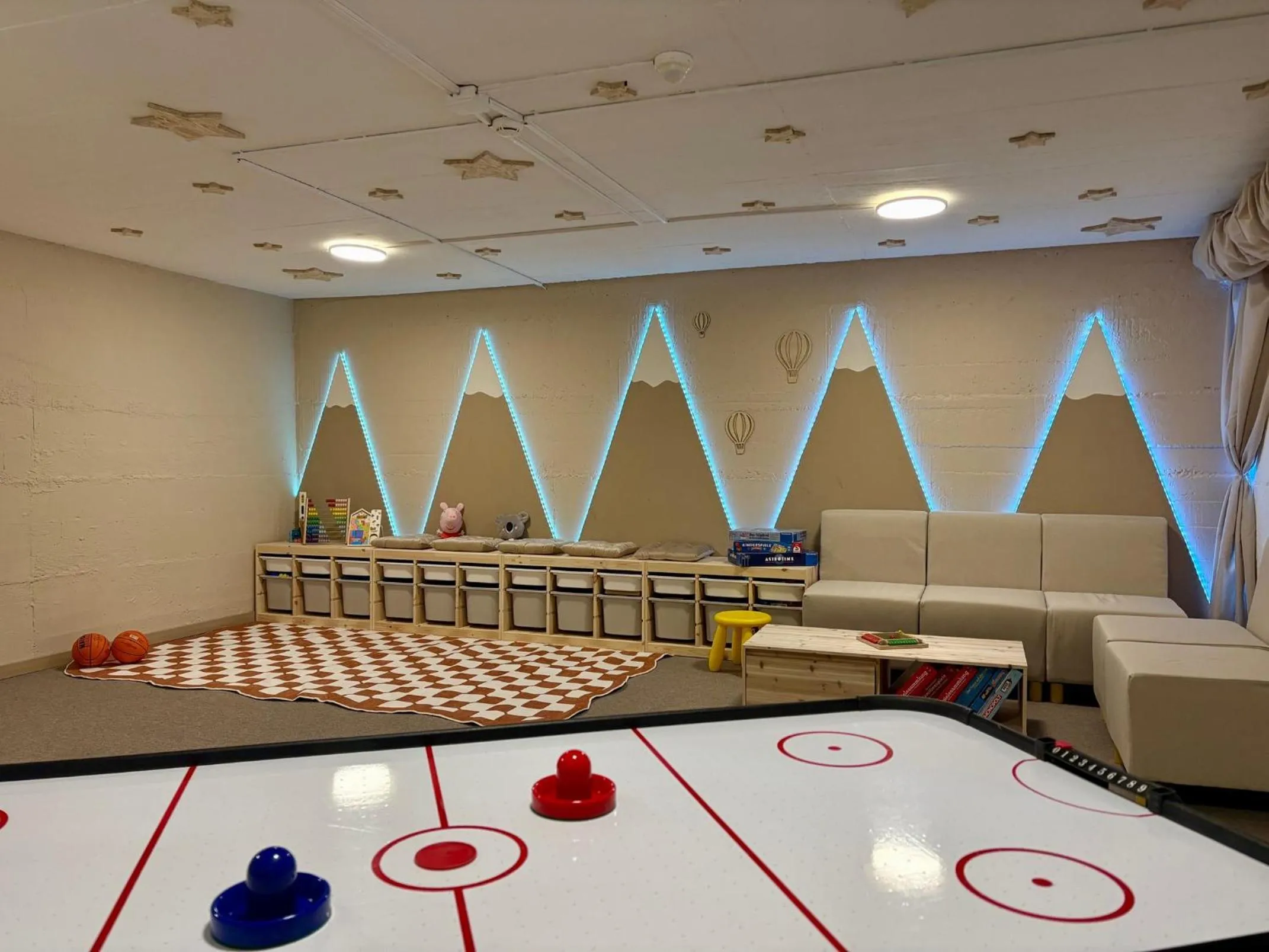 Game Room in Madrisa Lodge