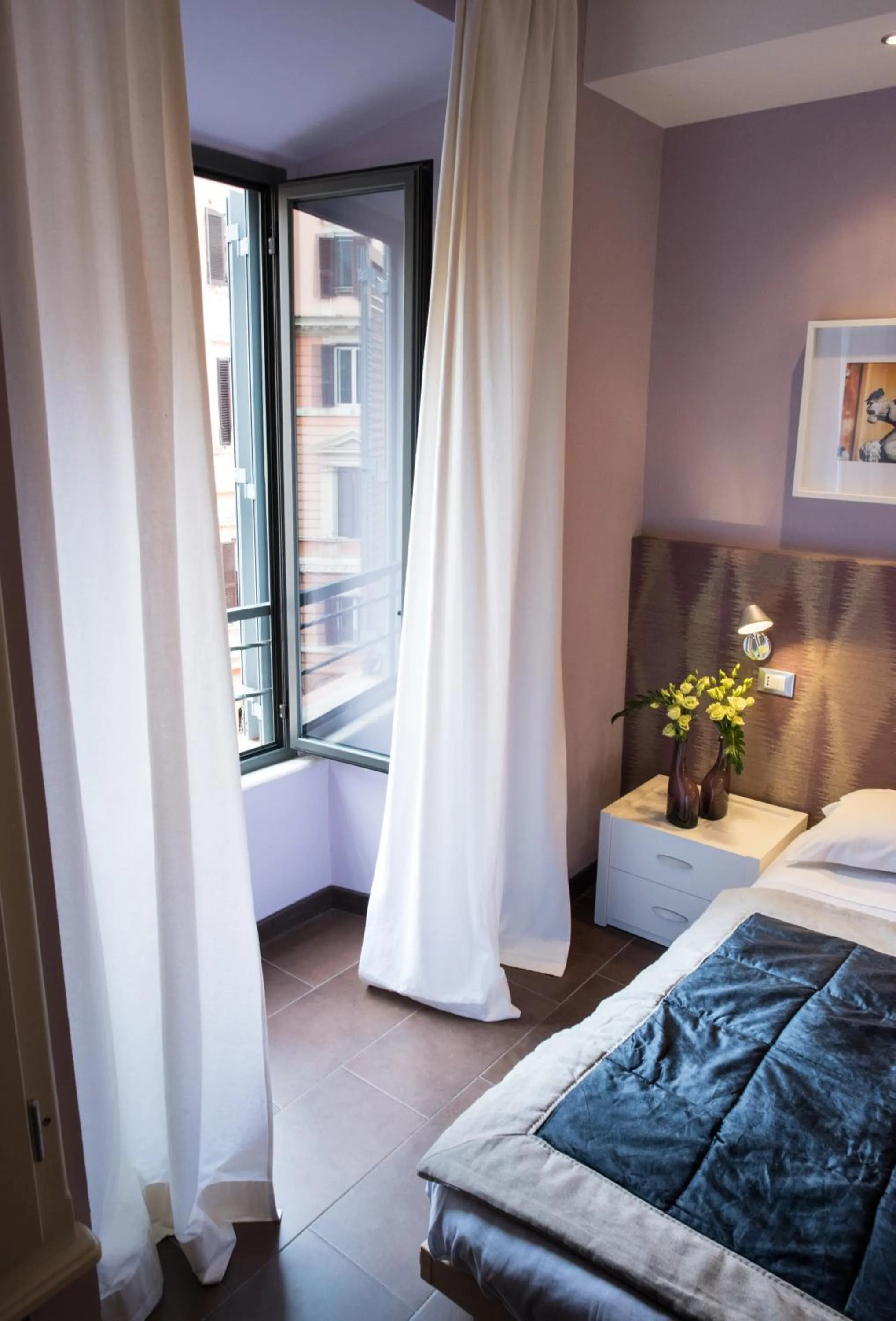 Decorative detail, Bed in La Cupola del Vaticano