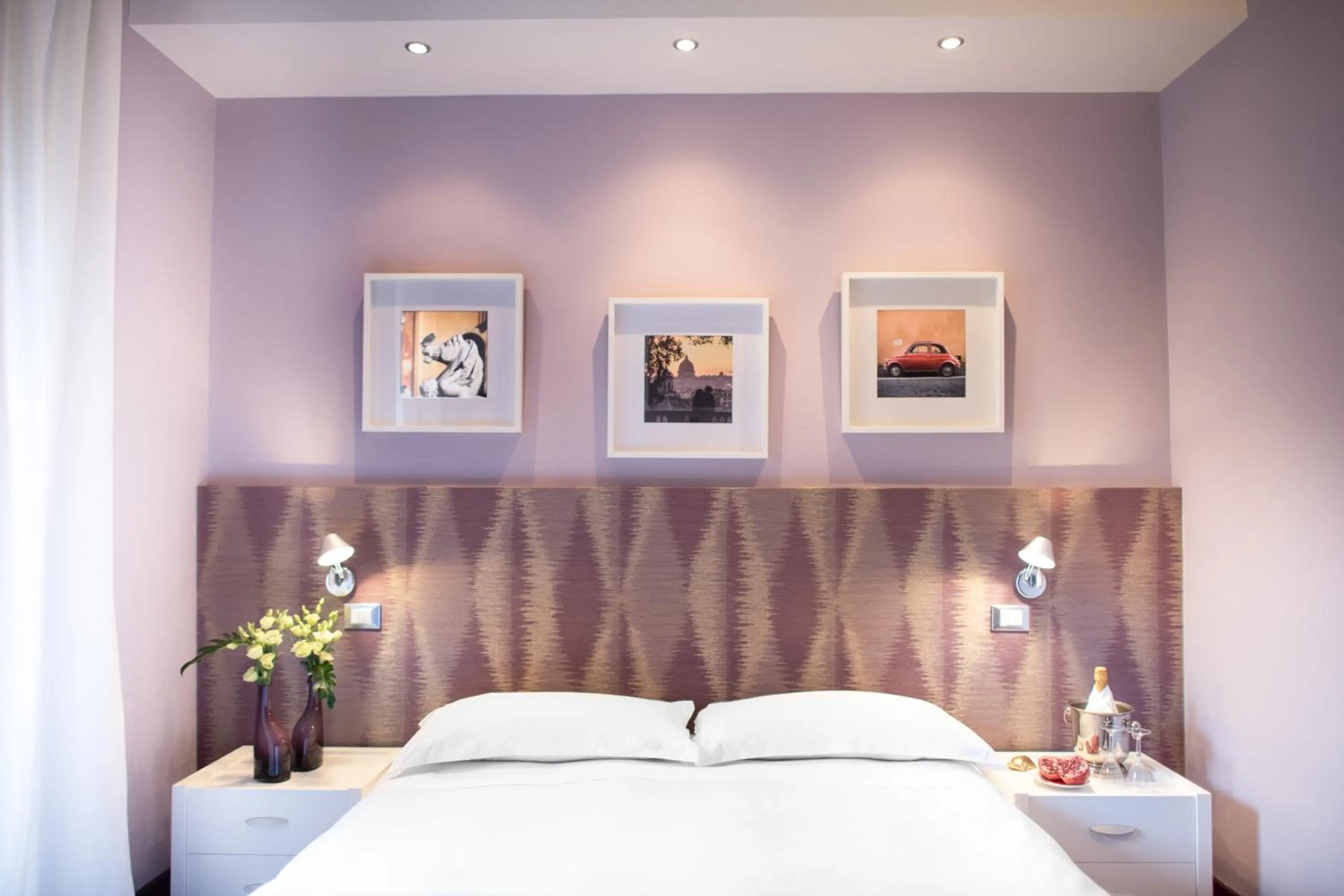 Bedroom, Bed in La Cupola del Vaticano