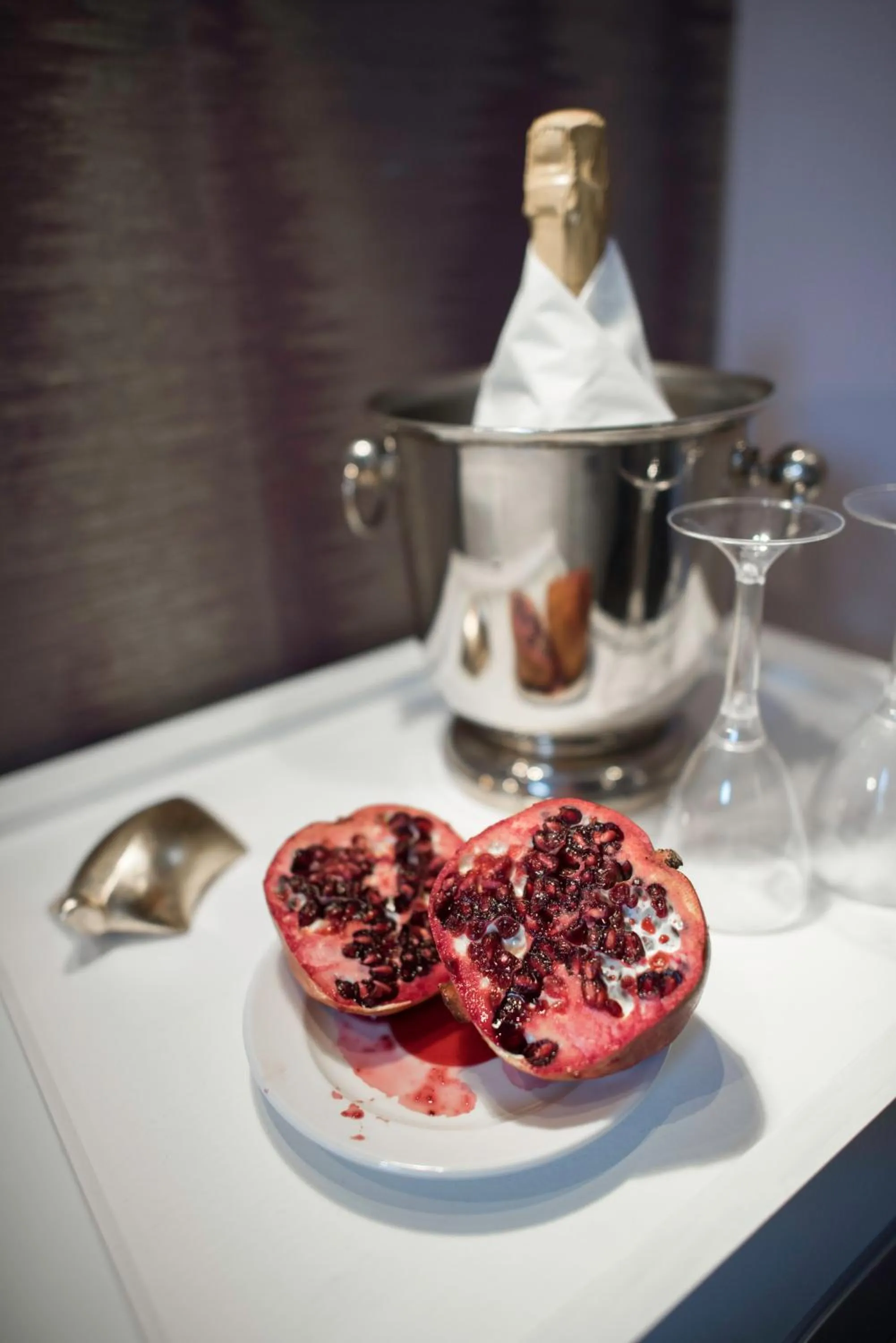 Food and drinks in La Cupola del Vaticano