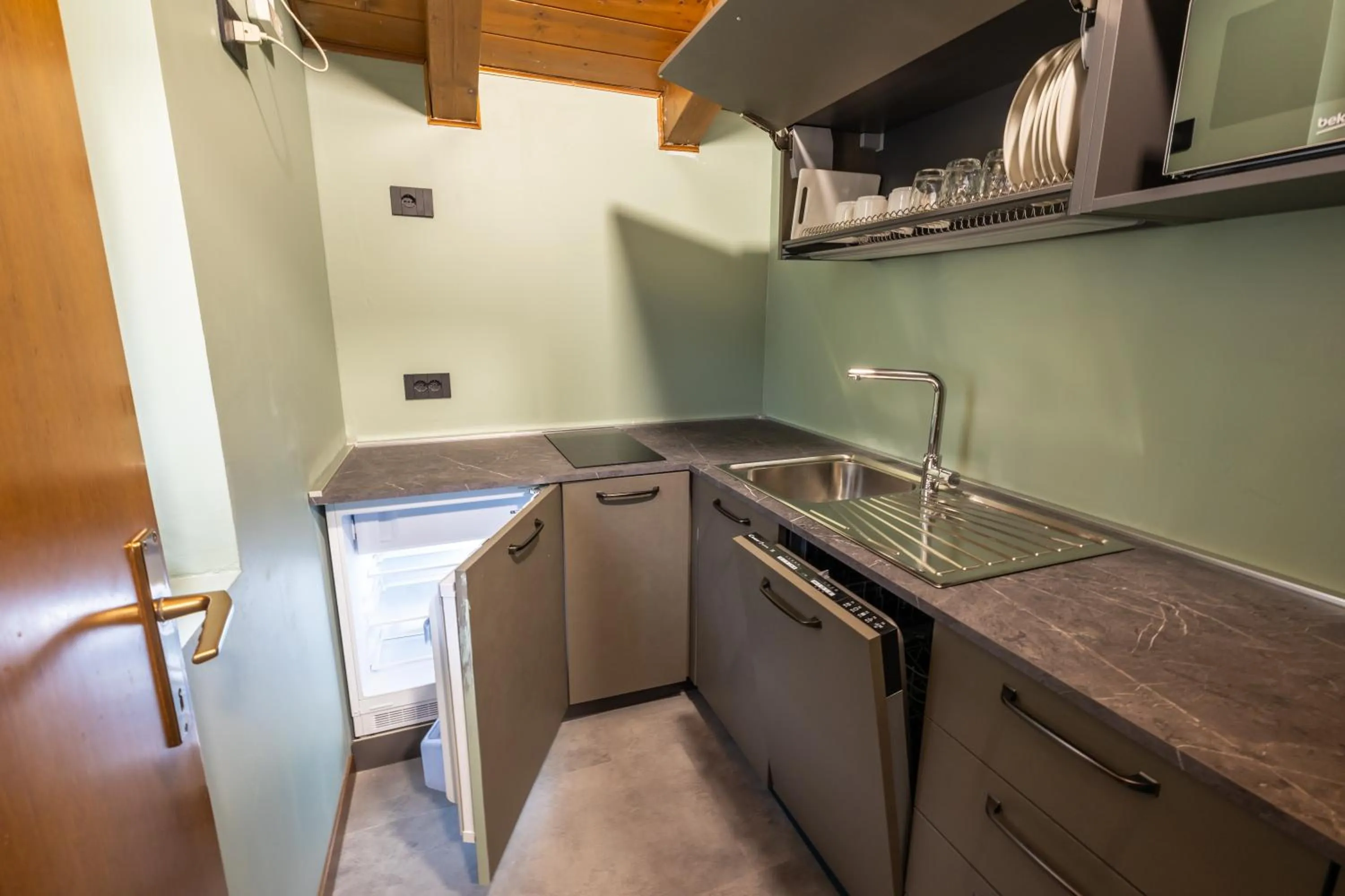 Kitchen or kitchenette in Hotel Villaggio Nevada