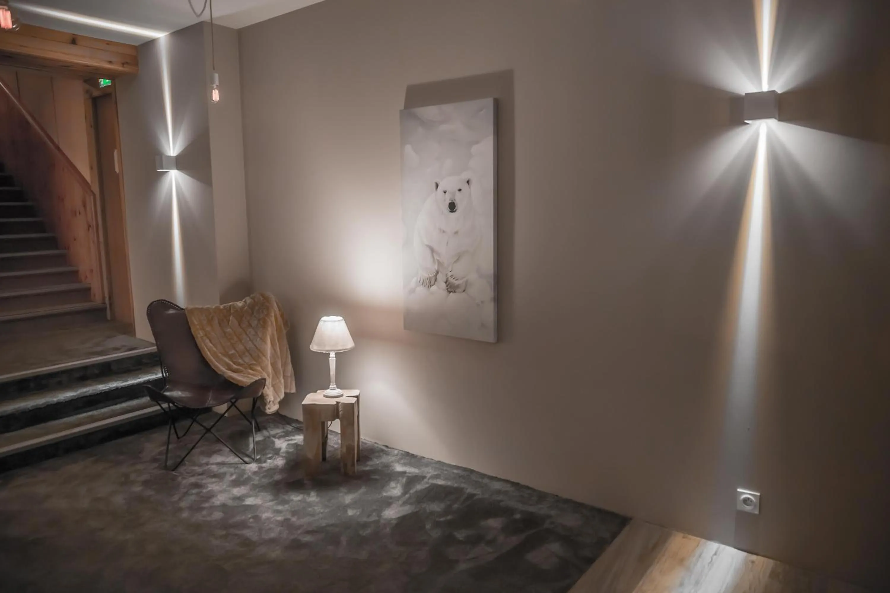 Lobby or reception in Hotel Les Flocons