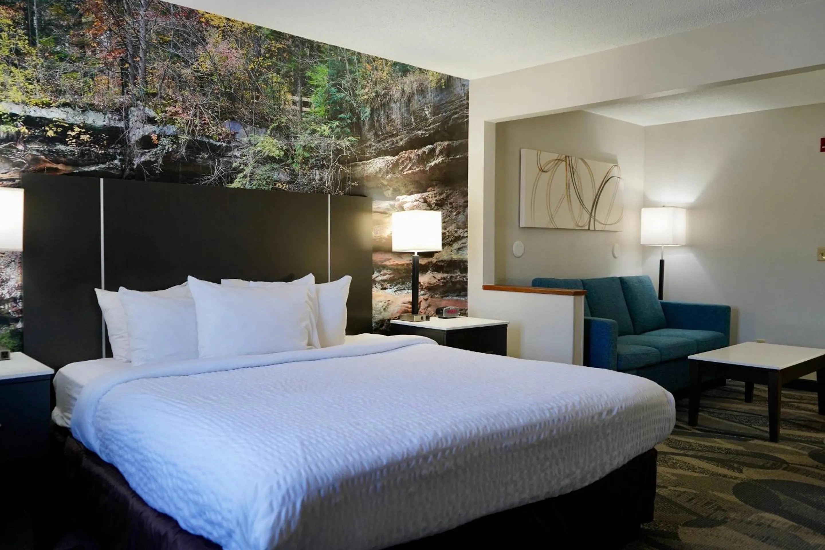 Bedroom, Bed in Clarion Inn Fairborn - Dayton near Wright Patterson