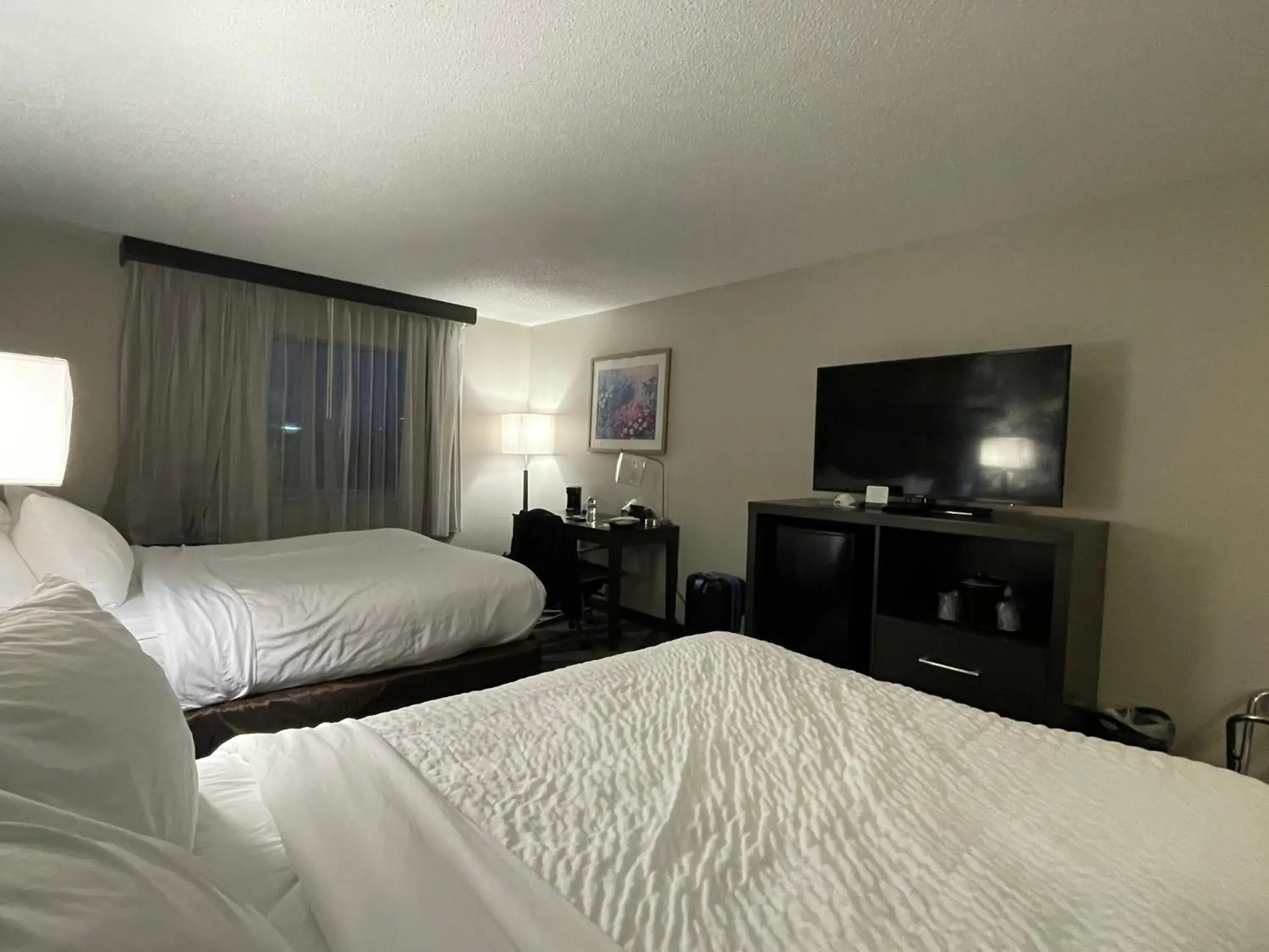 Efficiency Queen Room with Two Queen Beds - Accessible/Non-Smoking in Clarion Inn Fairborn - Dayton near Wright Patterson Efficiency Queen Room with Two Queen Beds - Accessible/Non-Smoking in Clarion Inn Fairborn - Dayton near Wright Patterson