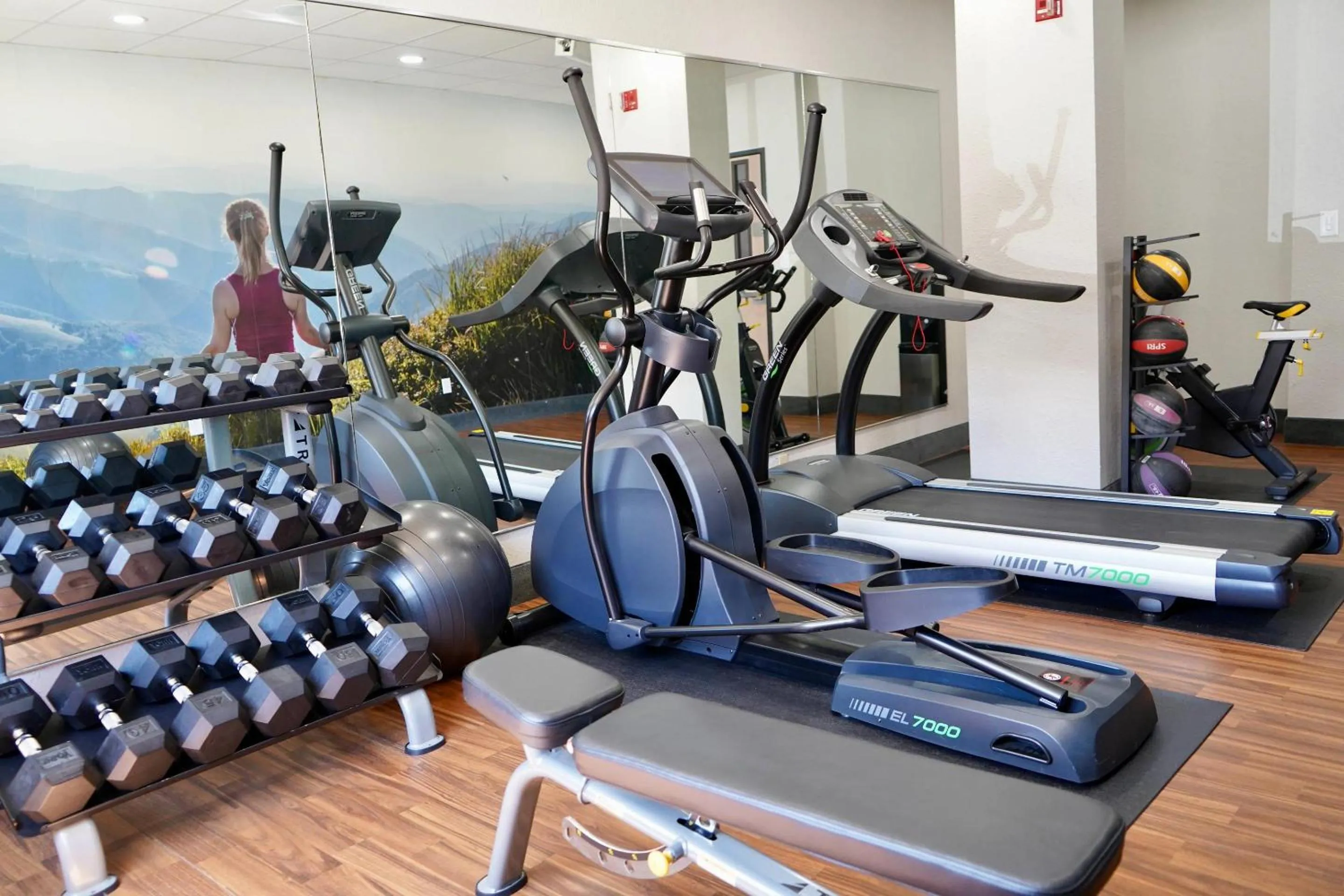 Fitness centre/facilities in Clarion Inn Fairborn - Dayton near Wright Patterson