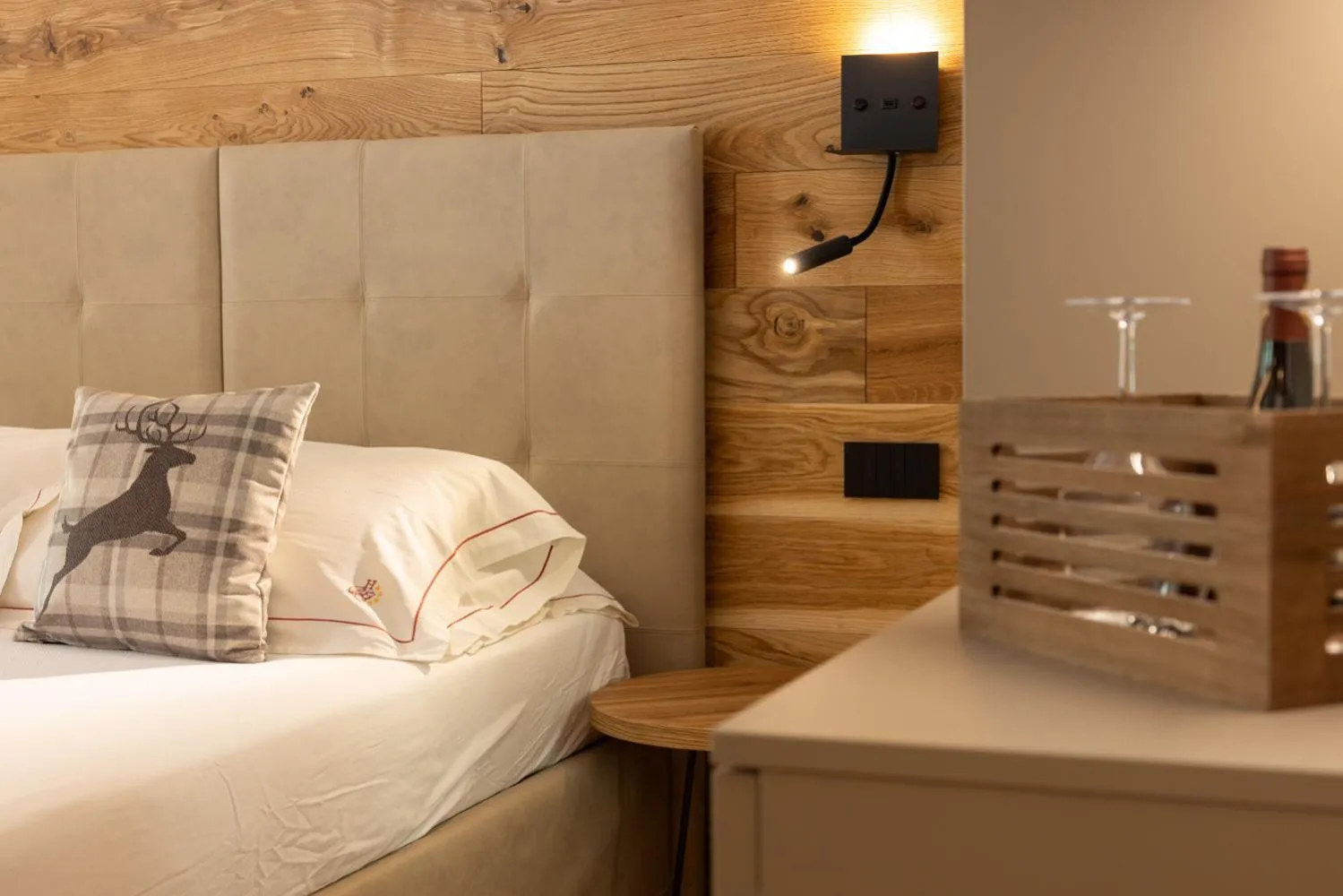 Bed in Hotel Relais Des Glaciers - Adults Only