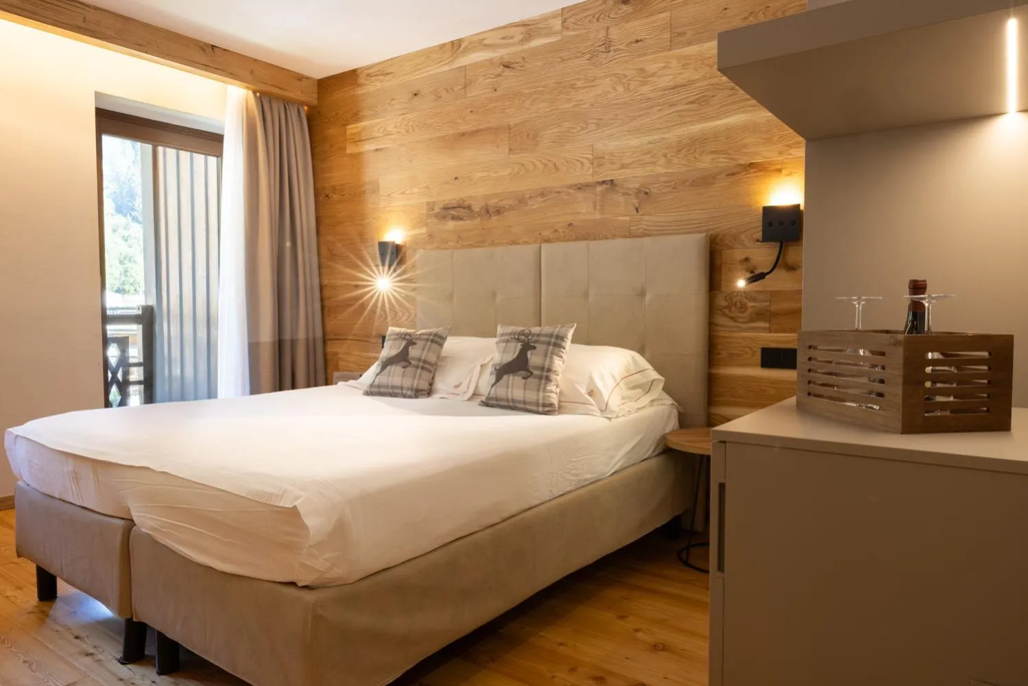 Bed in Hotel Relais Des Glaciers - Adults Only