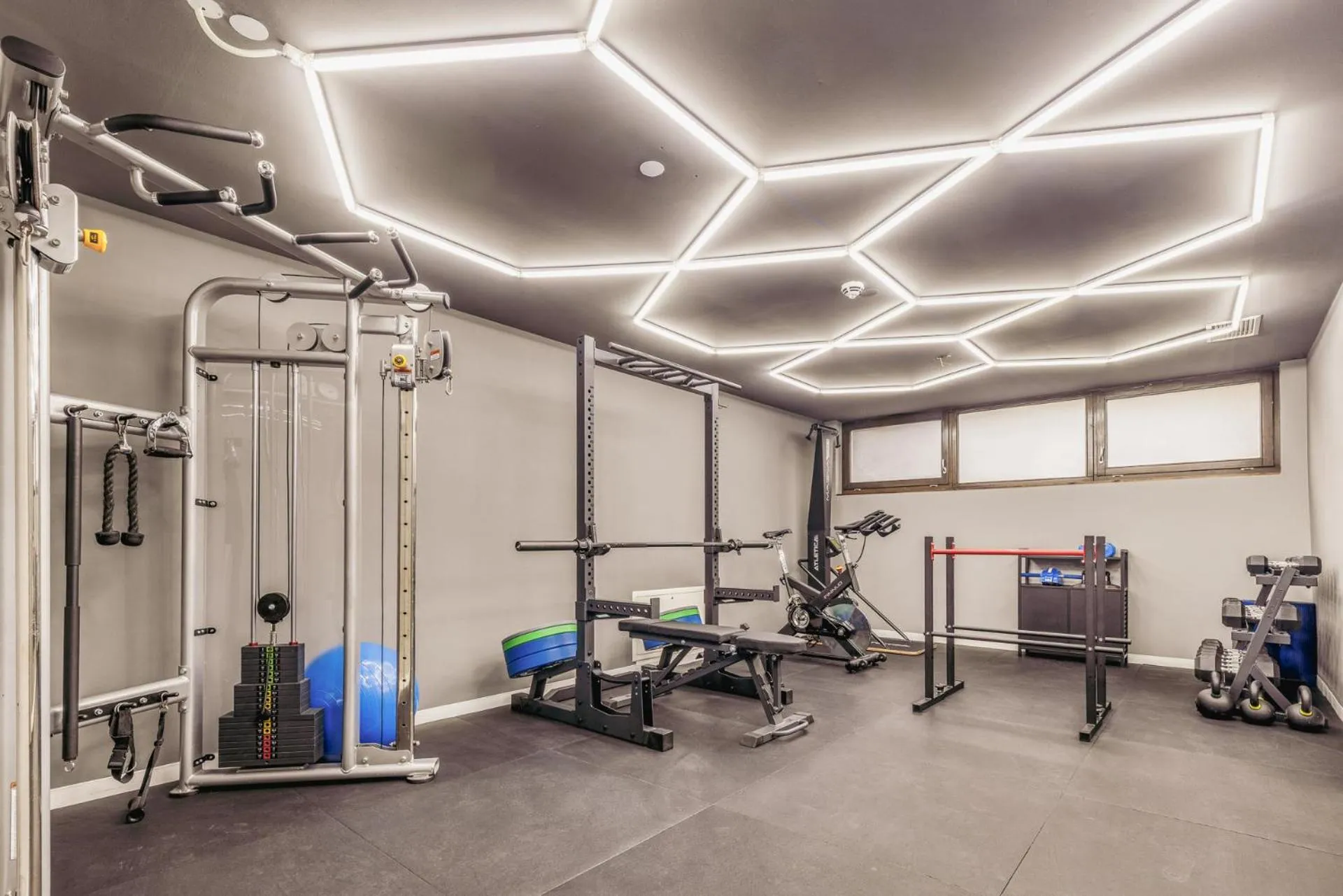 Fitness centre/facilities in Hotel Villa Lago