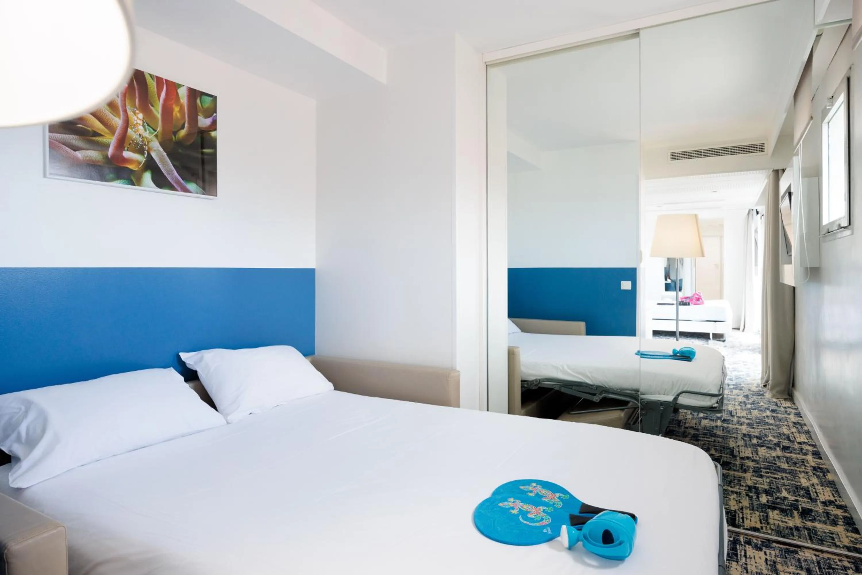 Bed in Ibis Styles Menton Centre