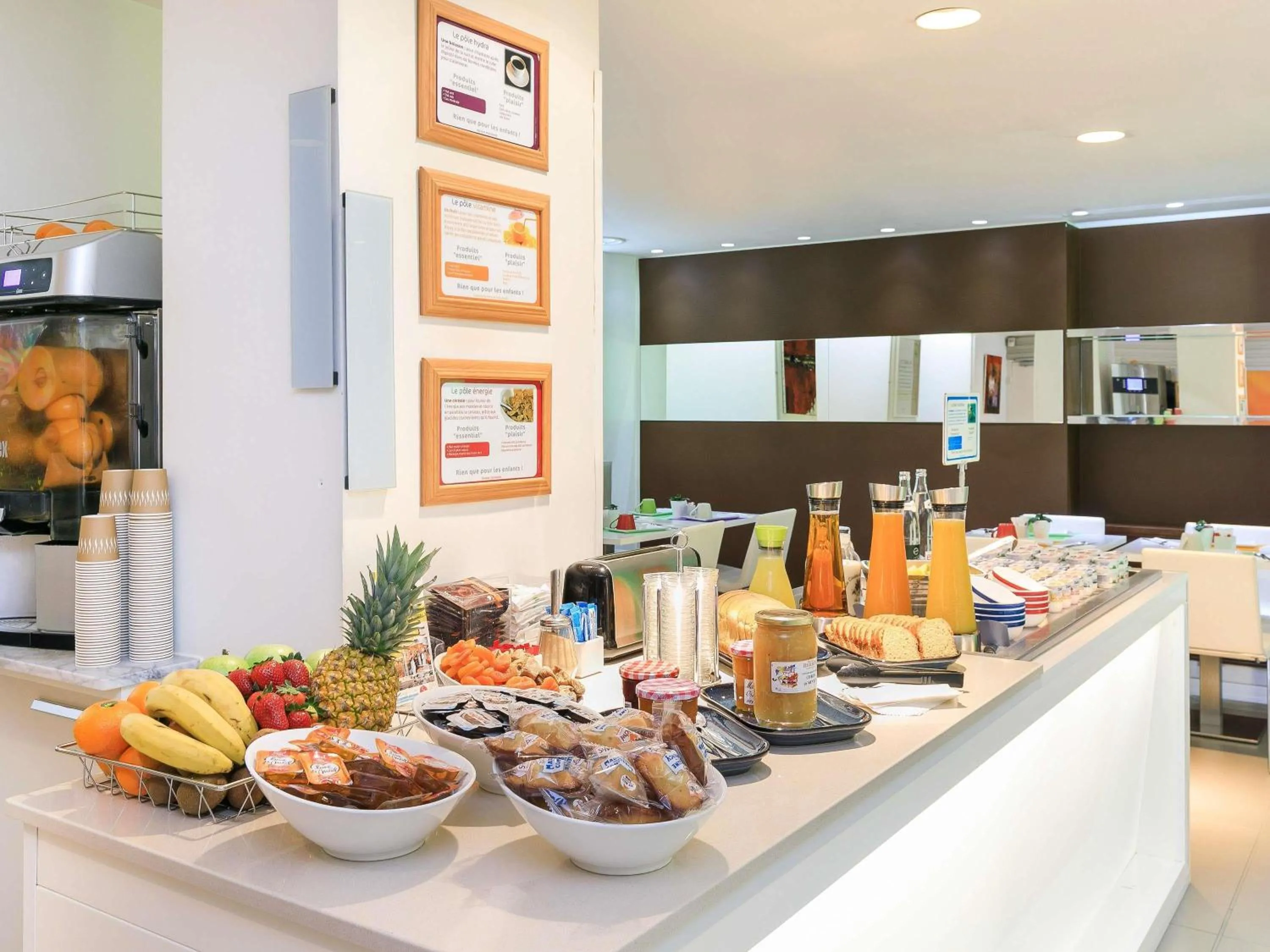 Breakfast in Ibis Styles Menton Centre