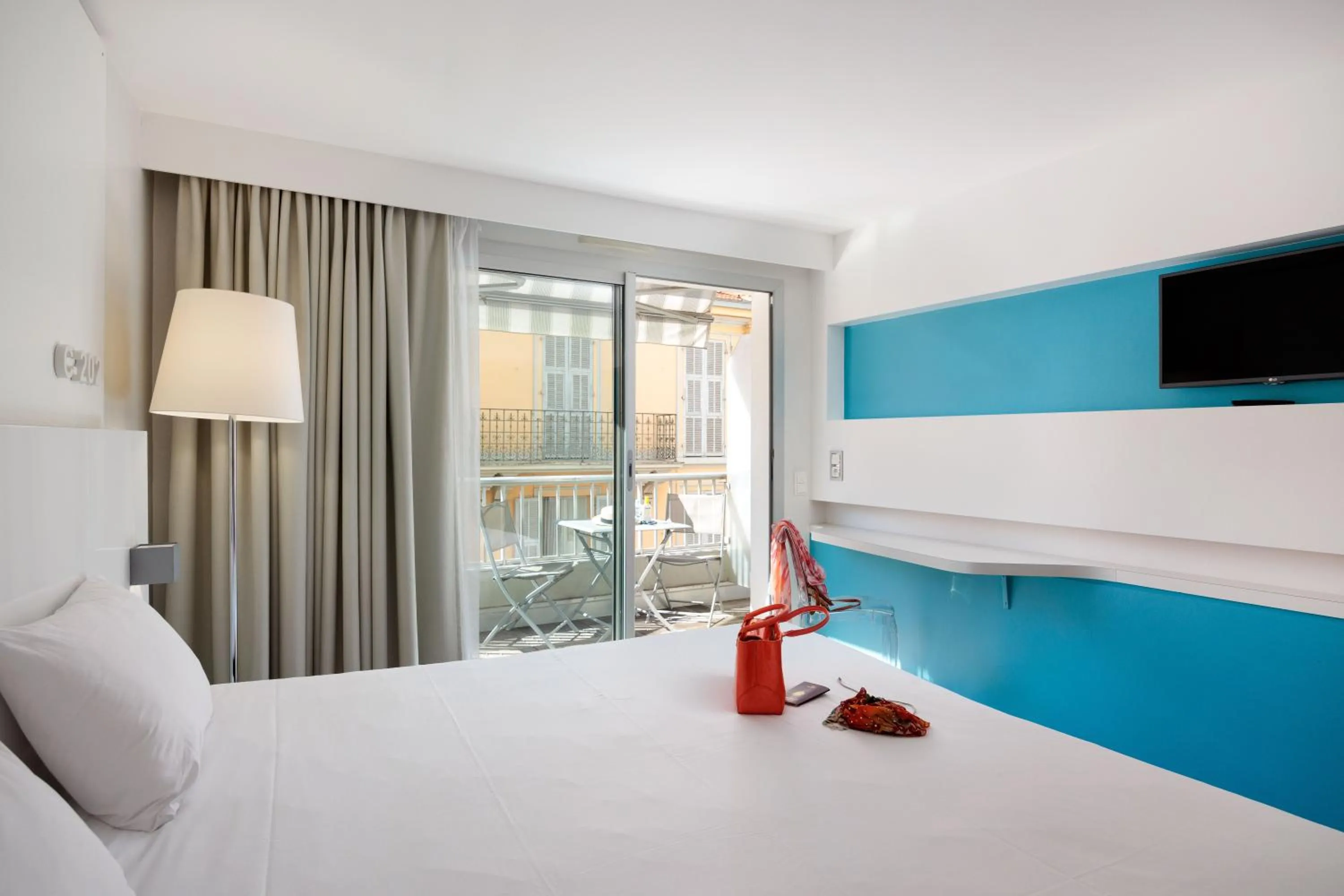 Bed in Ibis Styles Menton Centre