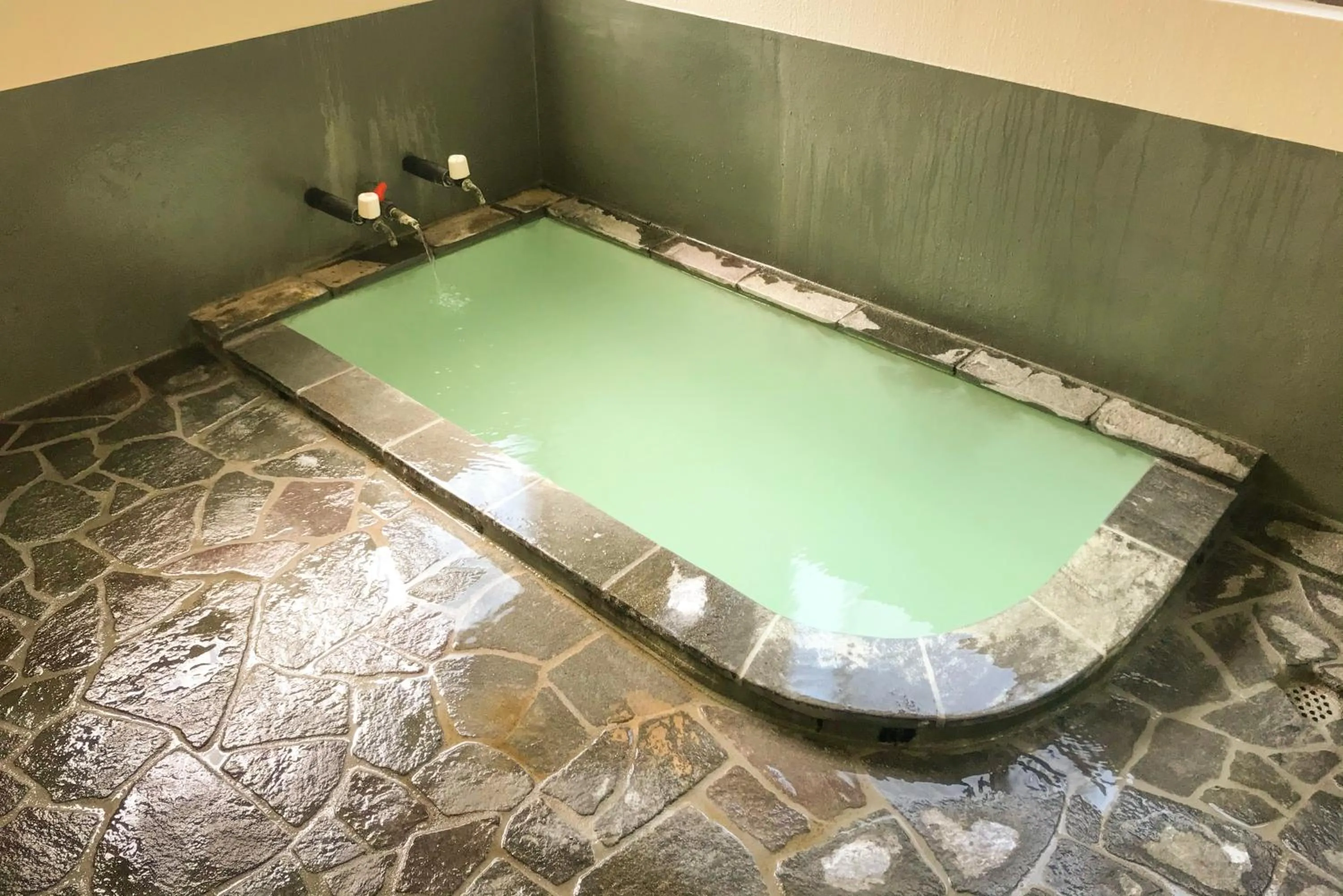 Hot Spring Bath in Kusatsu Onsen Eidaya