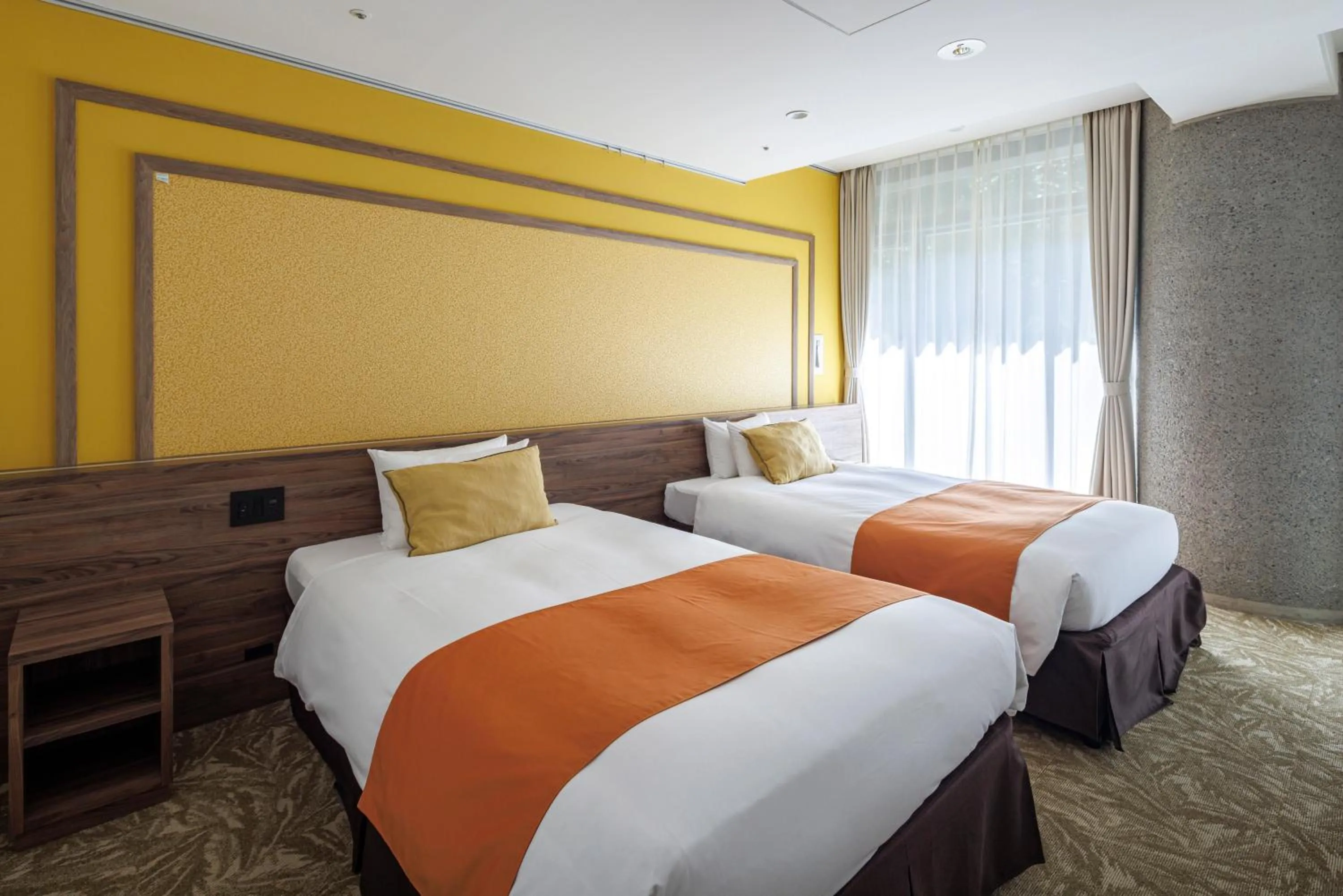 Photo of the whole room, Bed in WeBase KAMAKURA