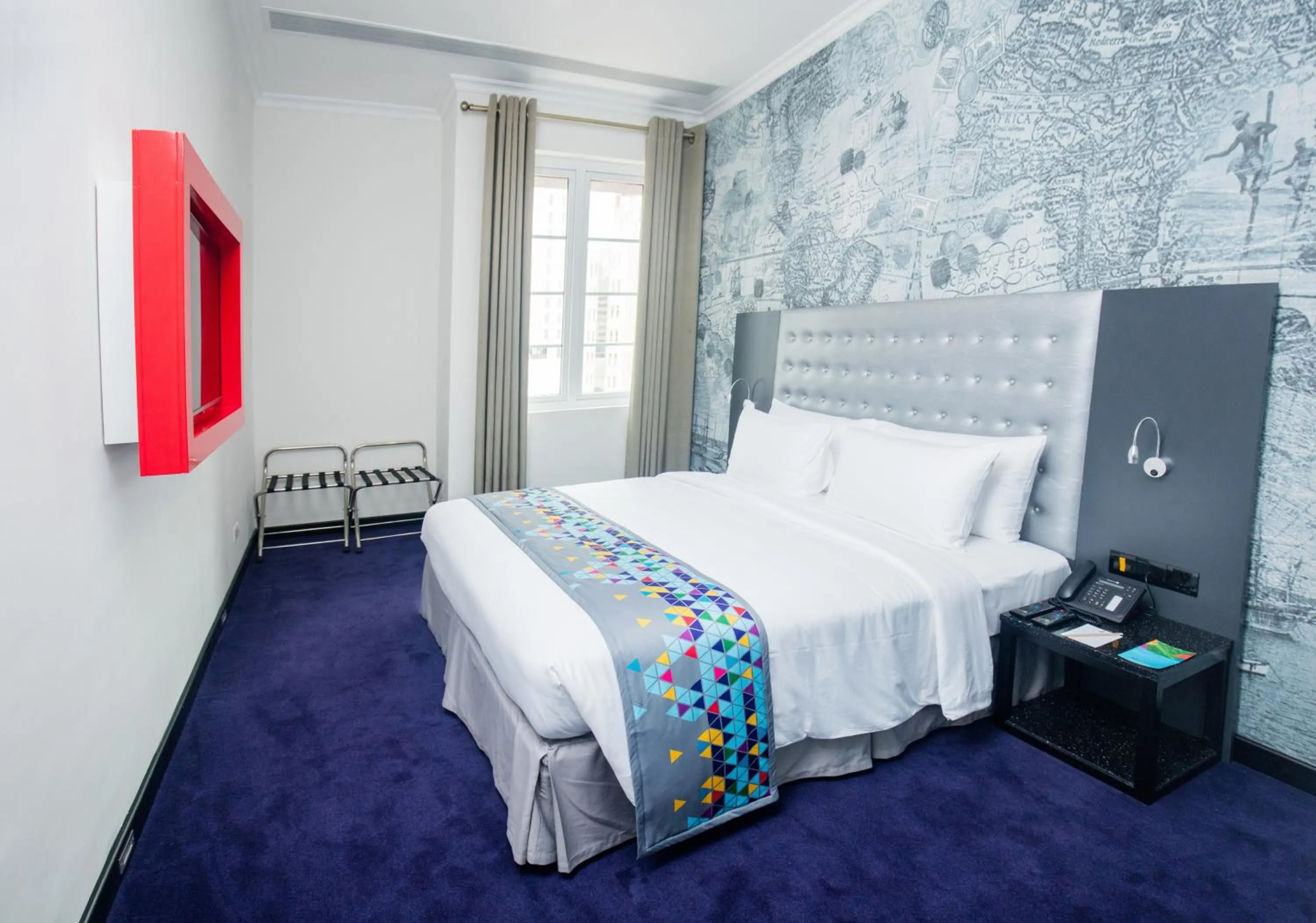 TV and multimedia, Bed in Fairway Colombo - Sri Lanka's First Hotel With Robot Technology