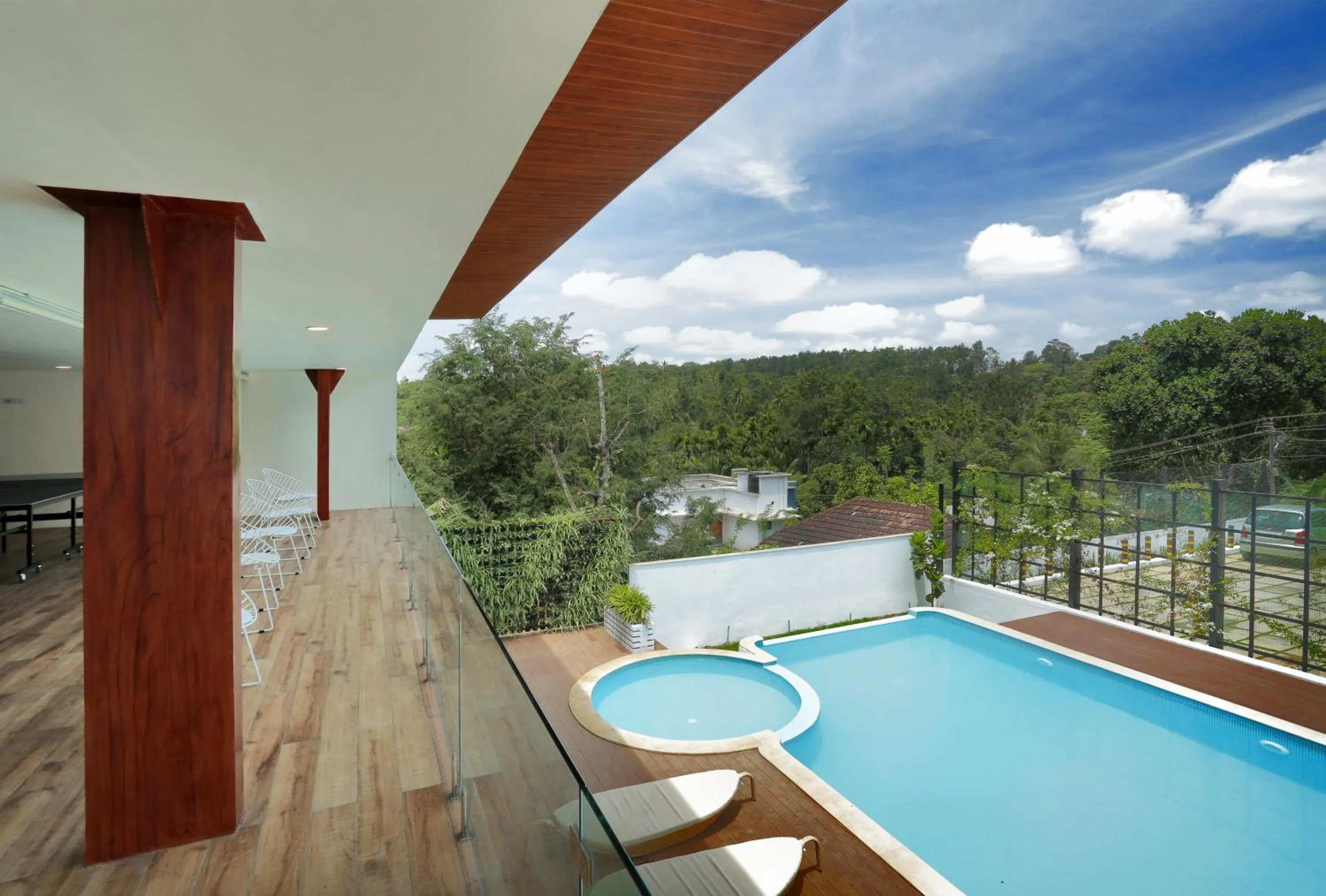 Mountain view in Le Villagio Resort & Domes