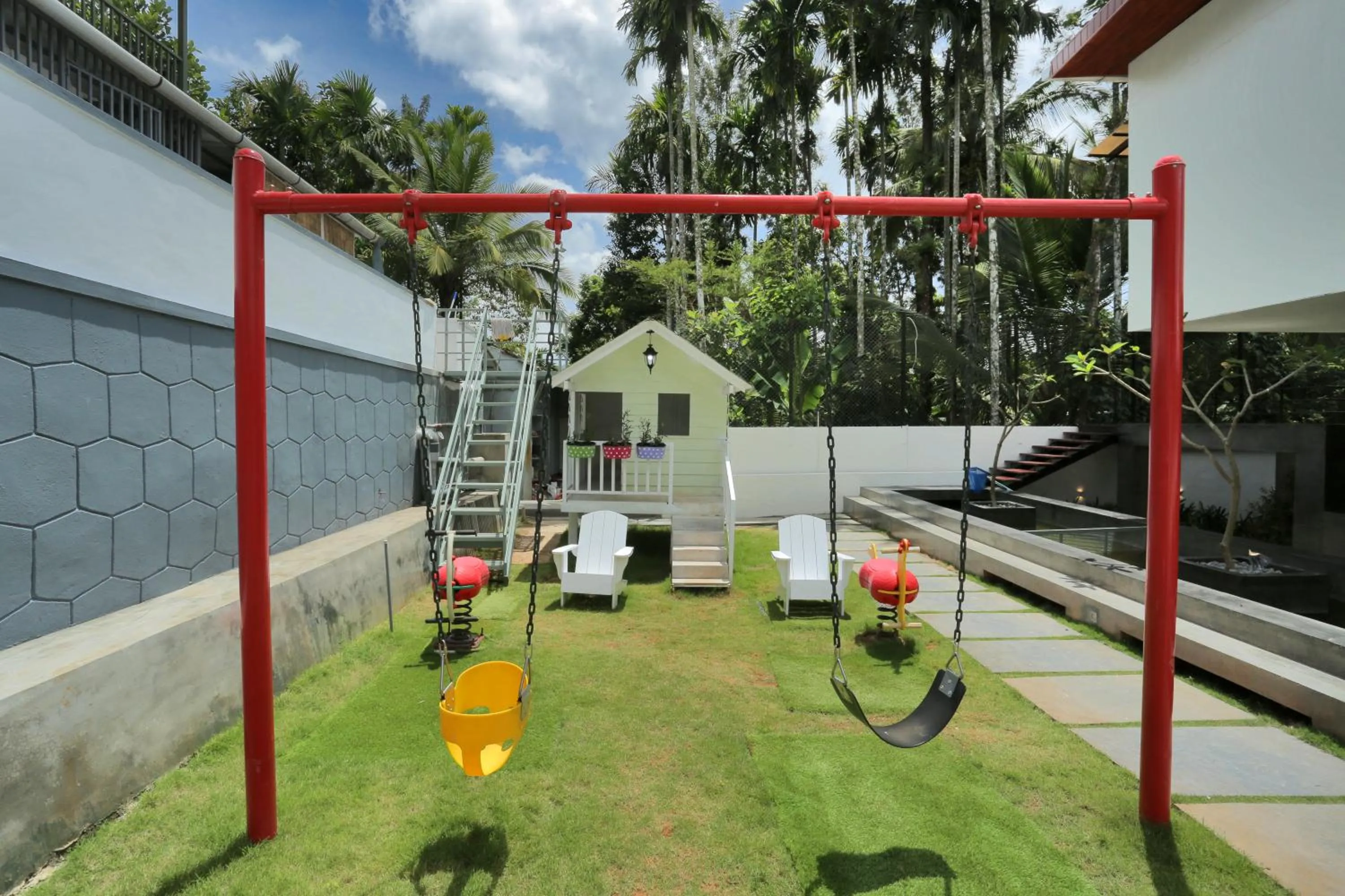 Children play ground in Le Villagio Resort & Domes