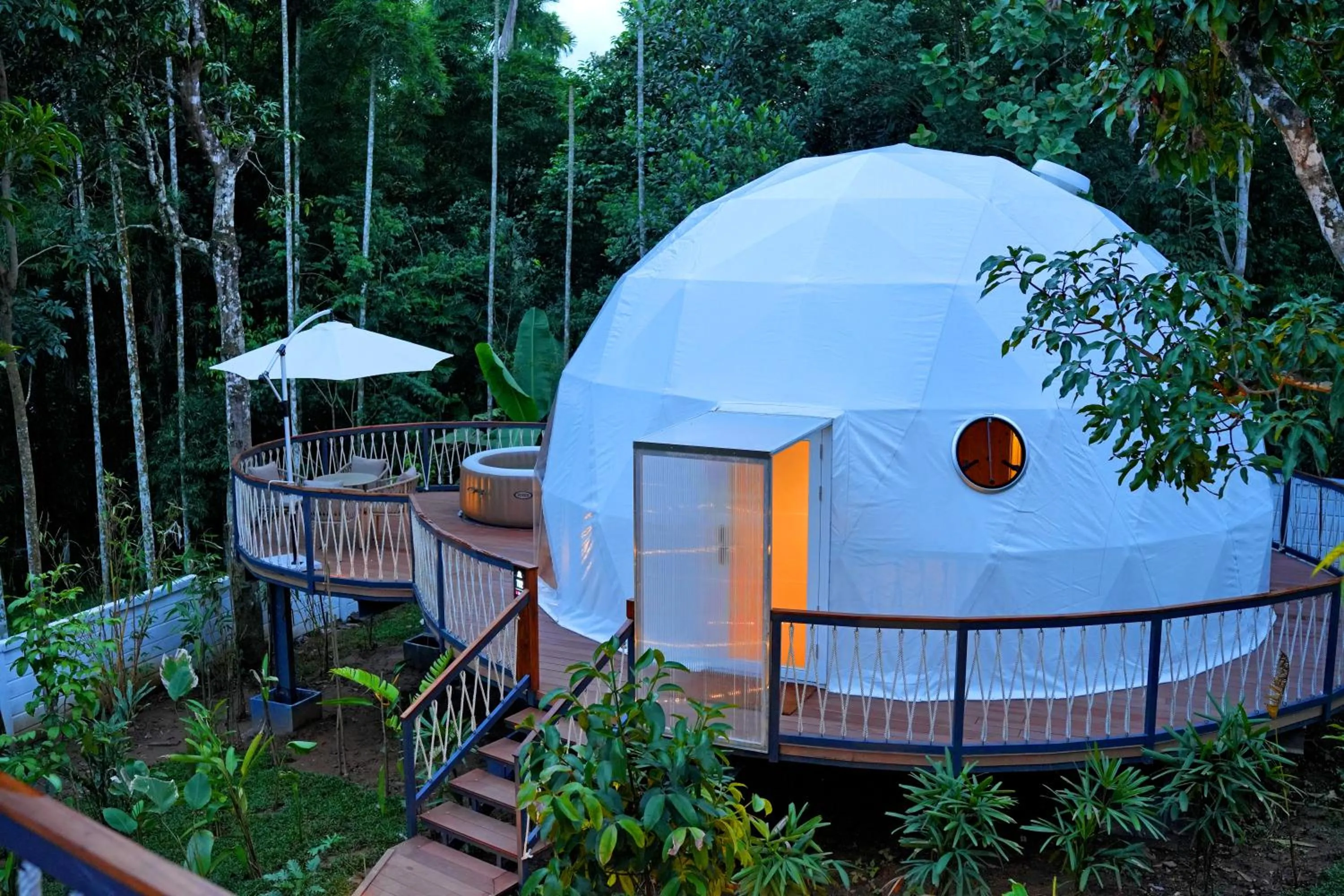 Natural landscape in Le Villagio Resort & Domes